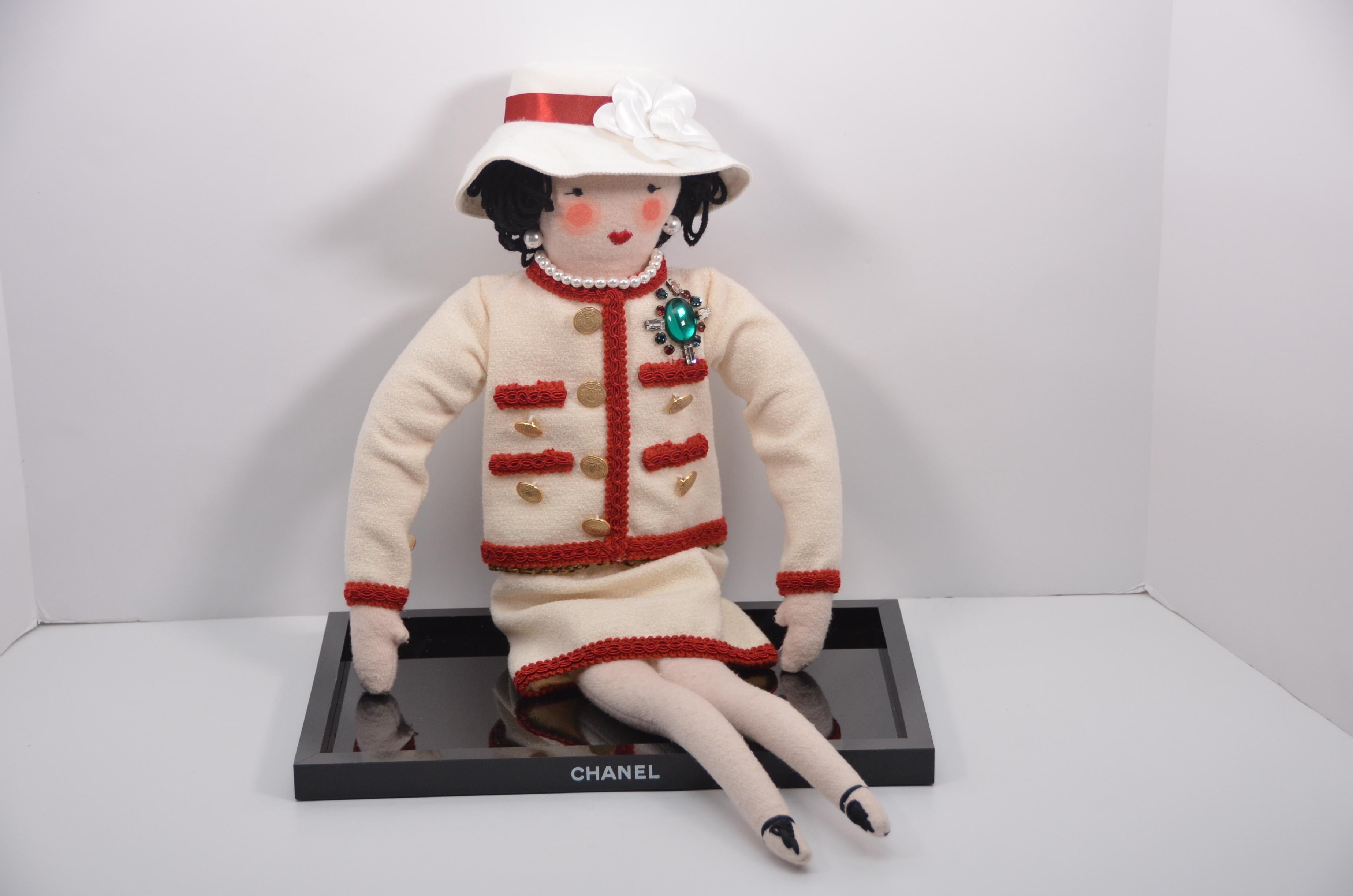 Women's or Men's Coco Mademoiselle Chanel Doll Designed By Karl Lagerfeld 2010 For Sale