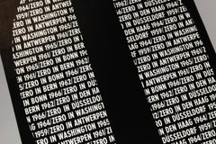 ZERO Gruppe, Original Exhibition Poster, 1970, Galerie Denise Rene Hans Mayer
