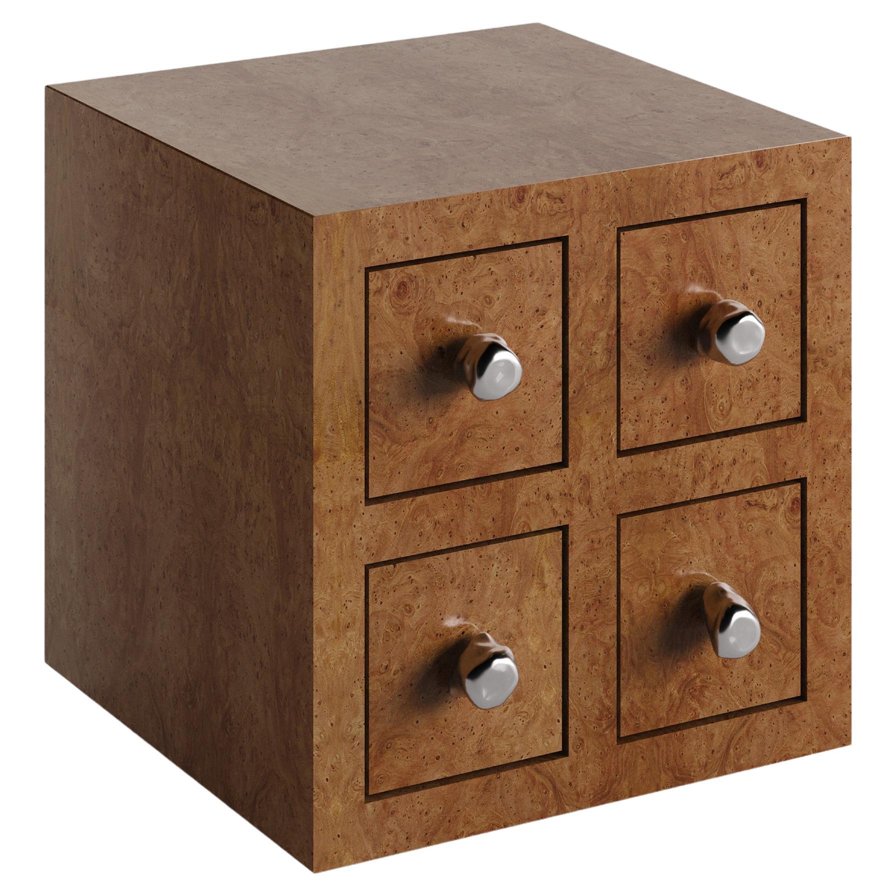 Coco Root Wood Side Table by Tuğçe Geyik
