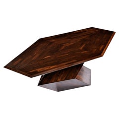 Mesa de comedor Cocobolo de Don S. Shoemaker, diseño moderno de los años 60