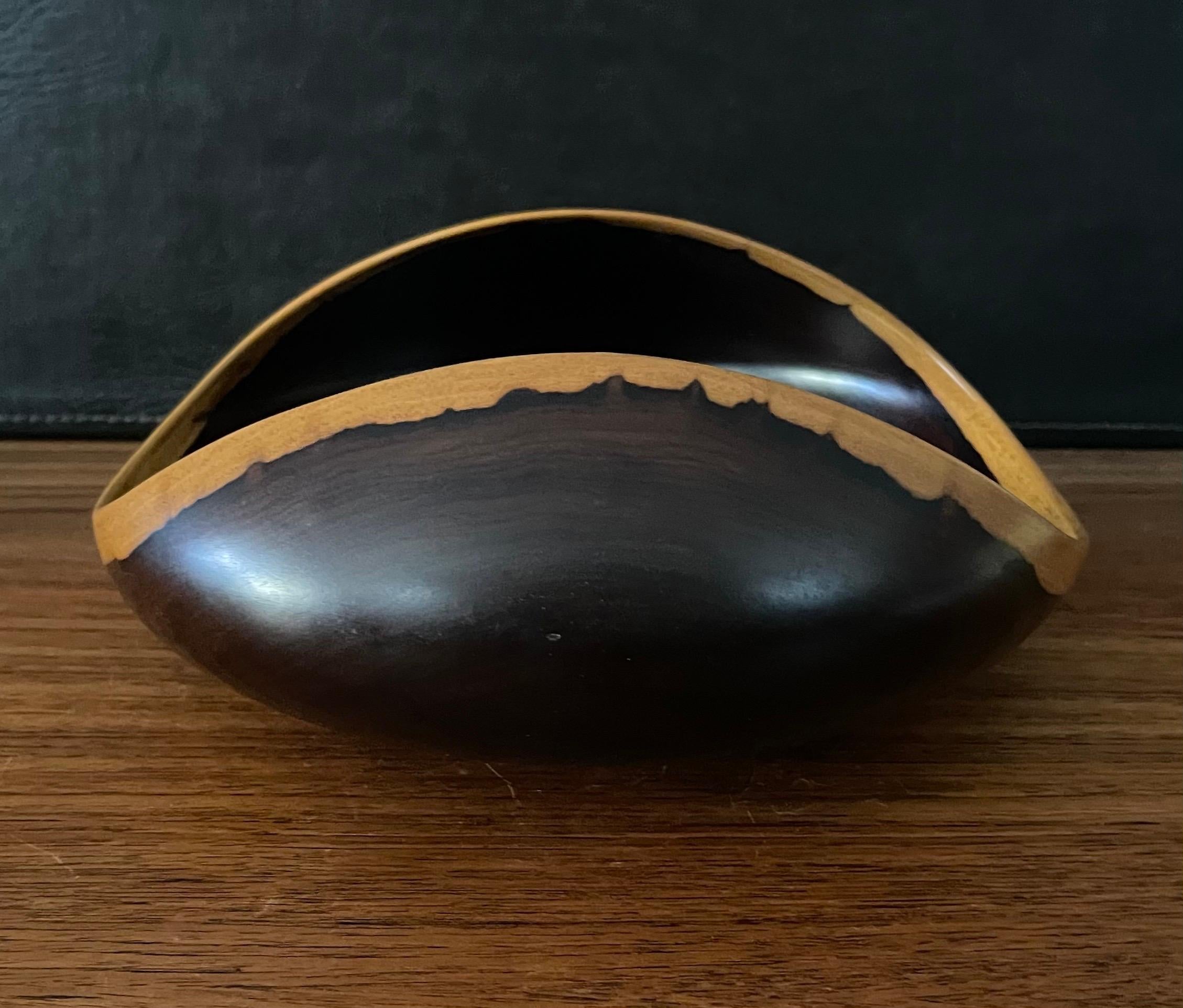 Organic Modern Cocobolo / Rosewood Rare Woods Bowl / Centerpiece