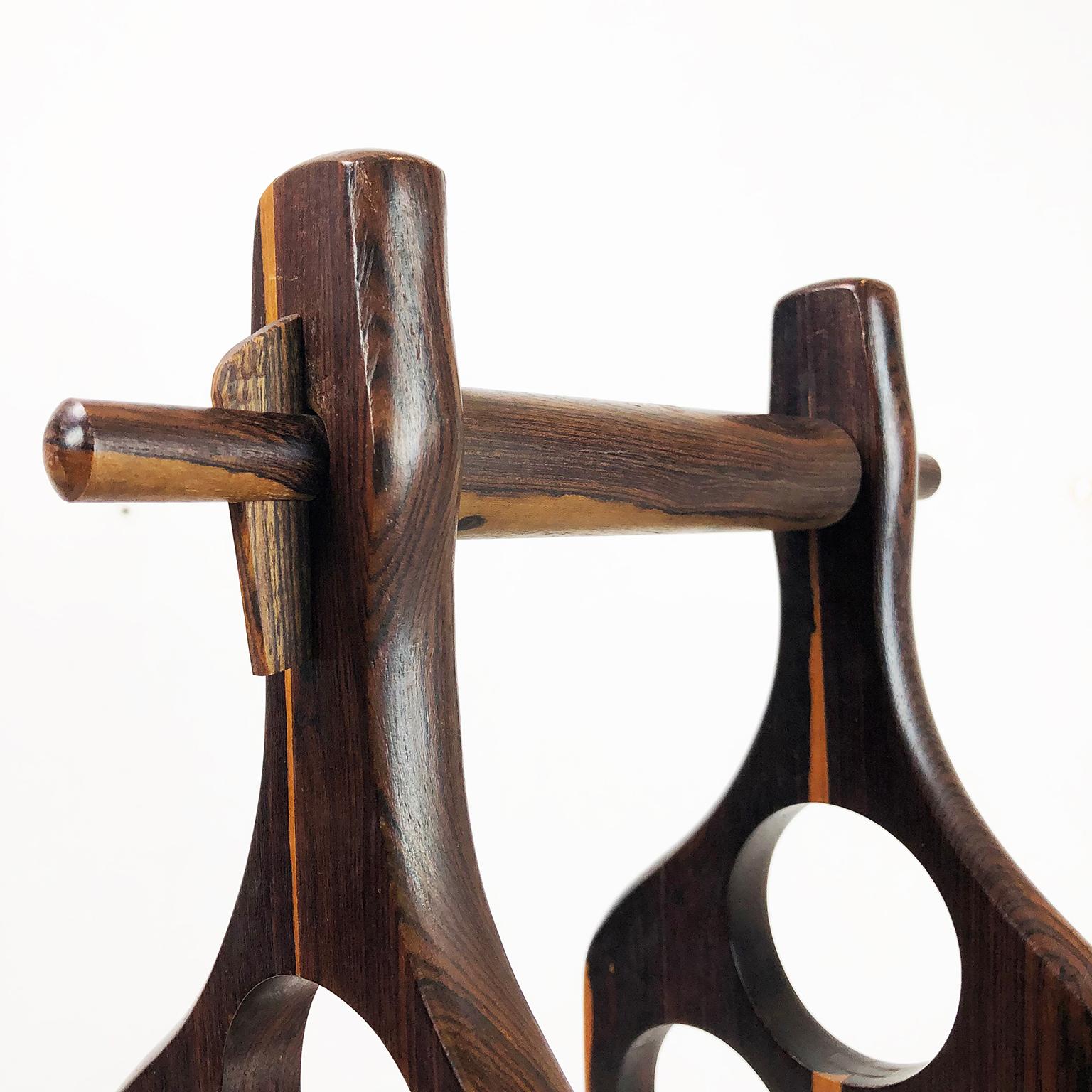 Mexican Cocobolo Wine Rack