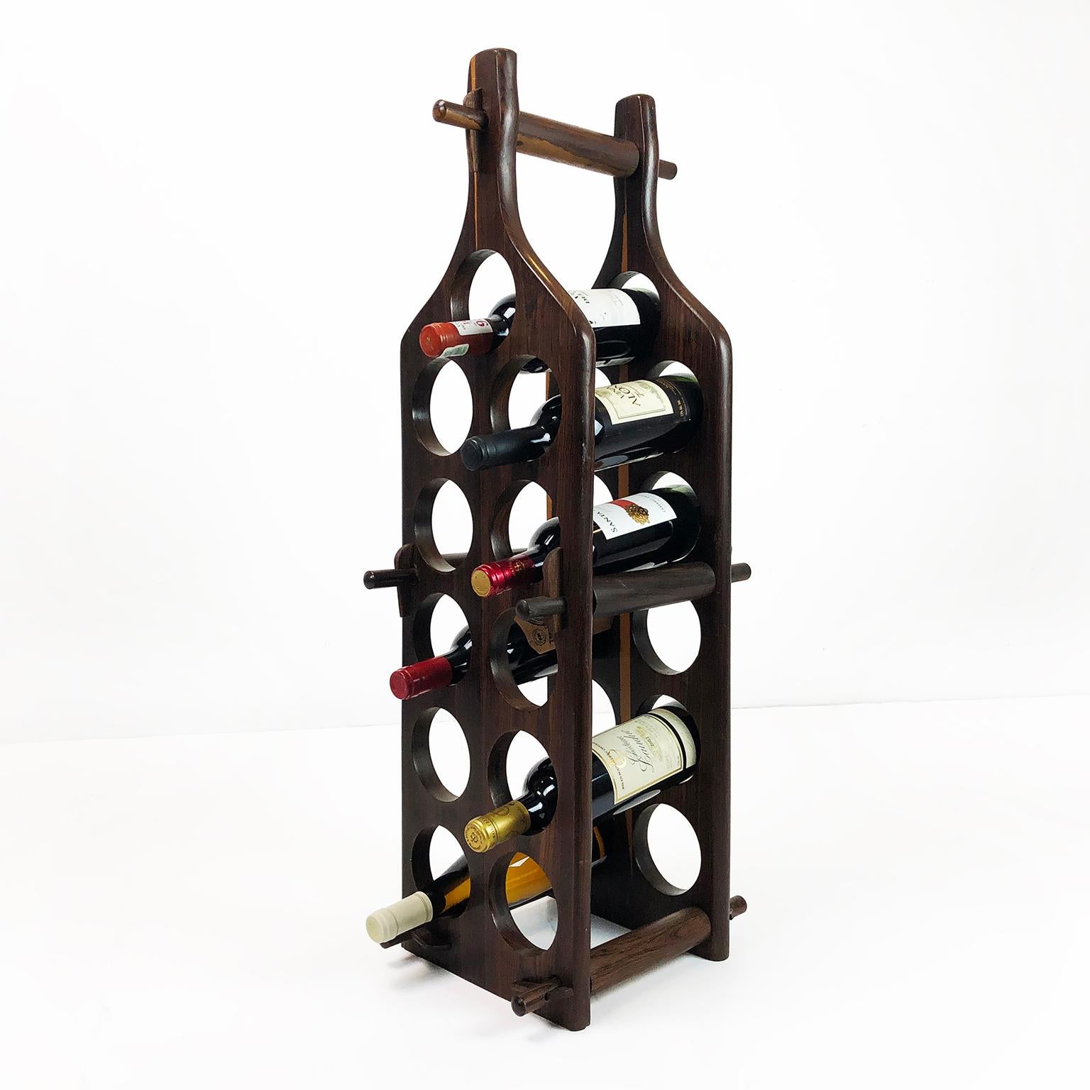 Cocobolo Wine Rack 1