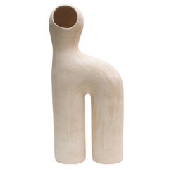 Cocon #2 White Stoneware Lamp by Elisa Uberti