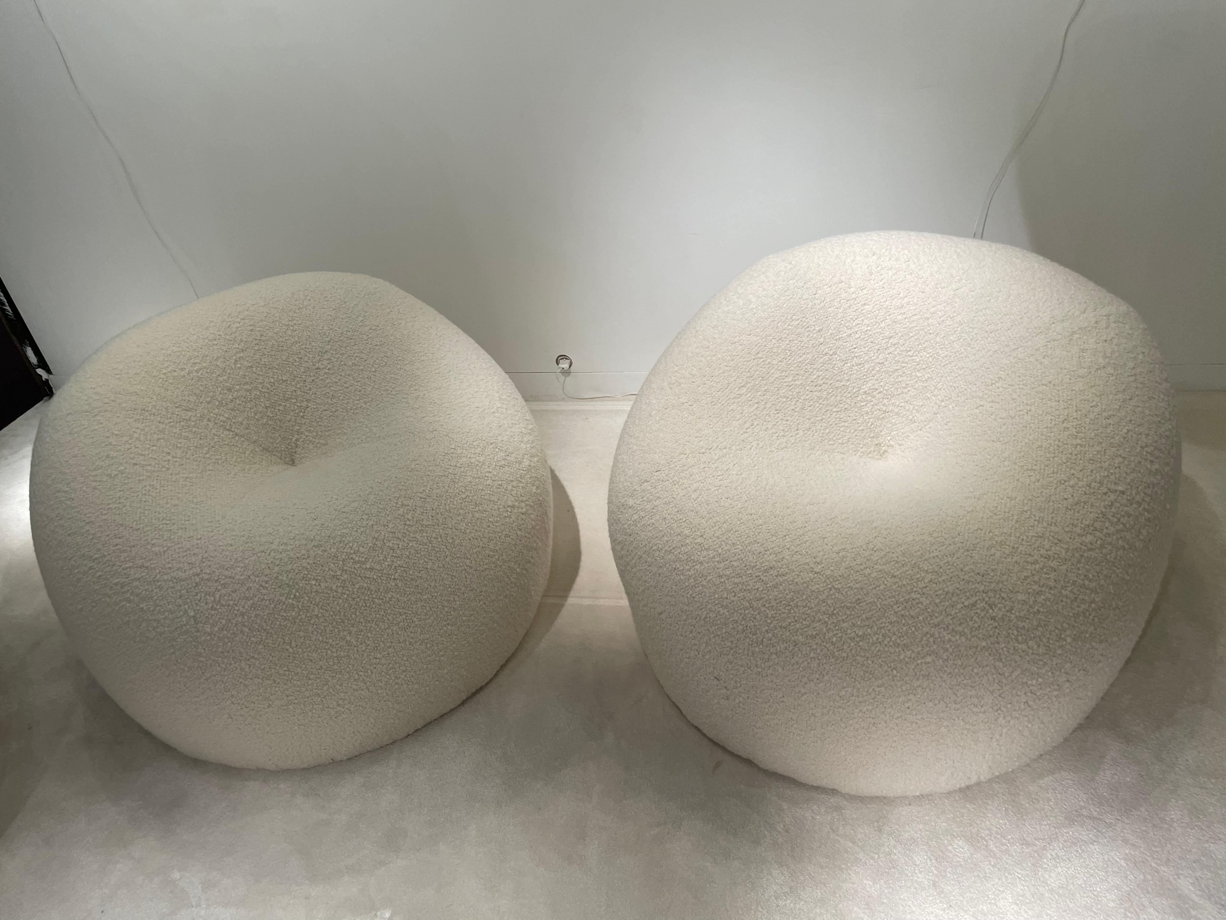XX secolo Coppia di poltrone Coconing 1970 in vendita