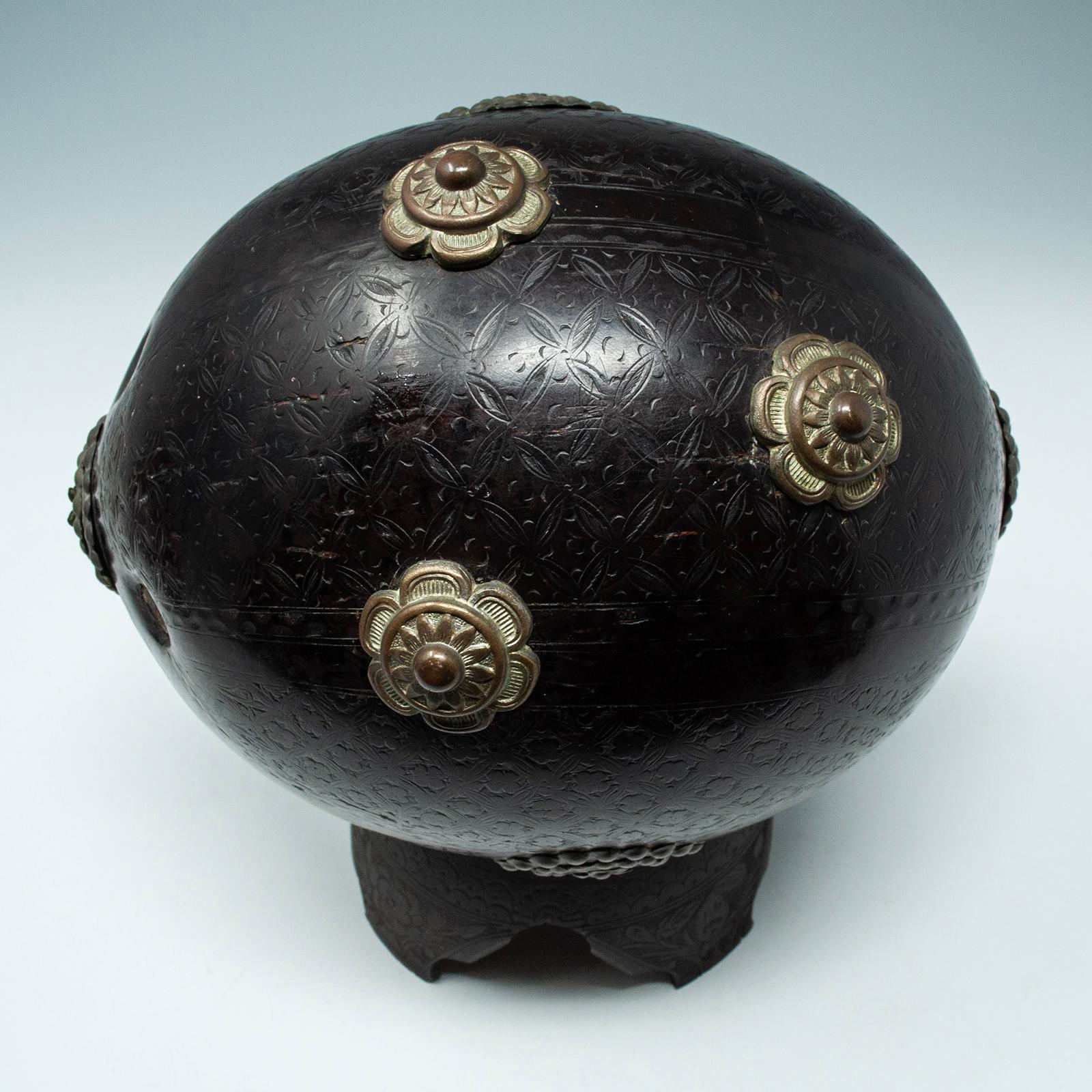 Coconut Bugbear Box/Tea Caddy by Unknown Sailor im Angebot 2