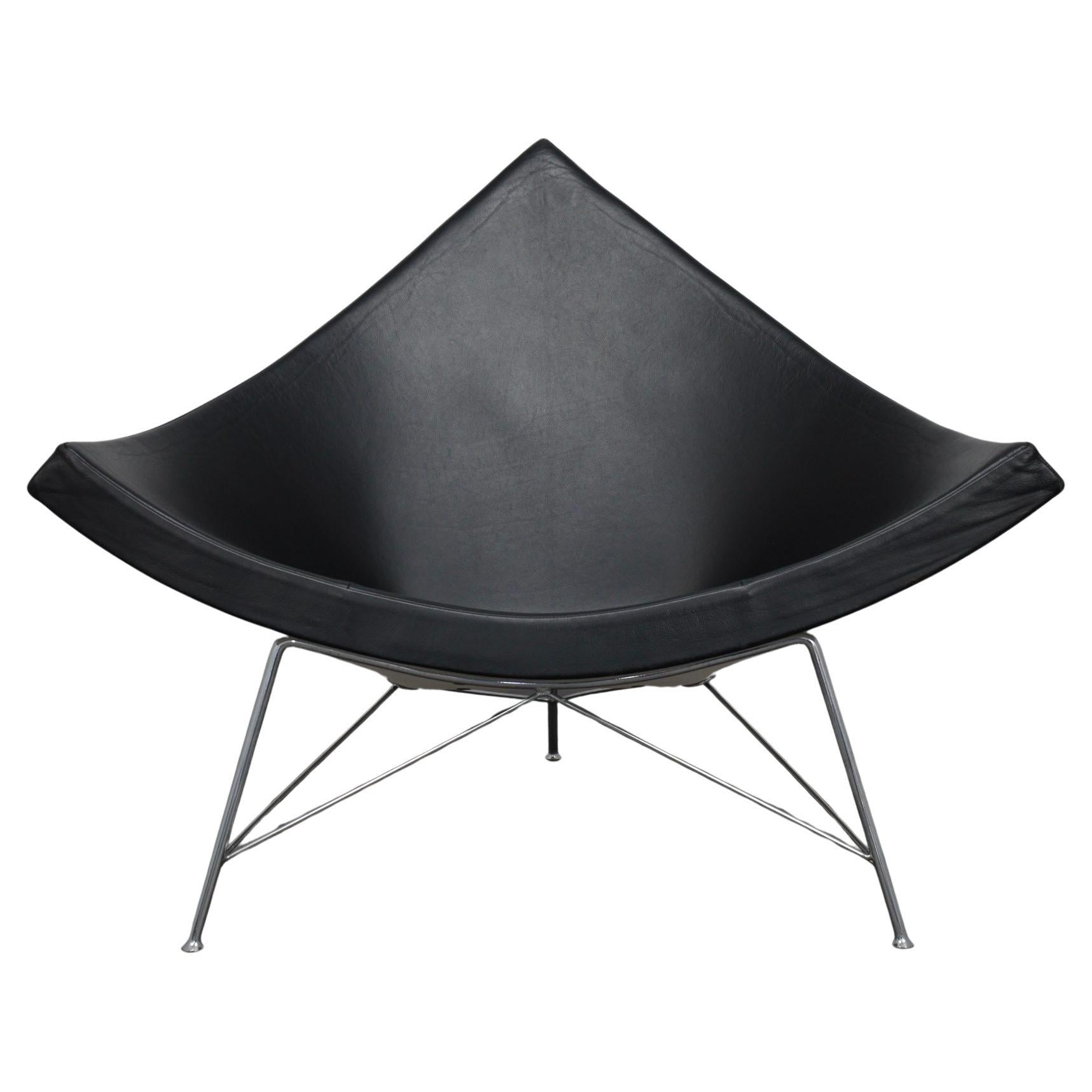 Coconut Lounge Chair in pelle di George Nelson per Vitra, 1955 in vendita