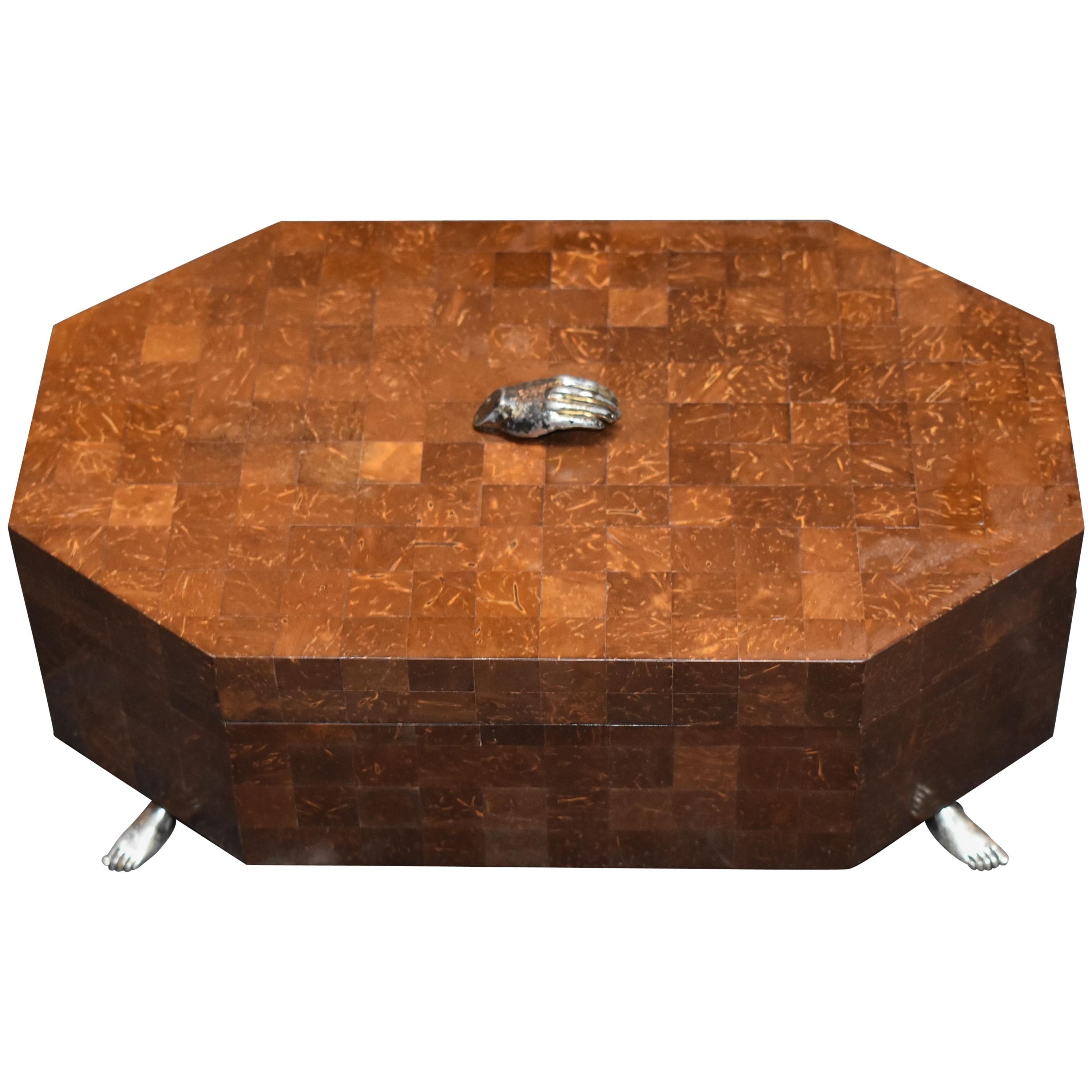 Coconut Shell Jewelry Box