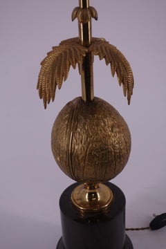 Lampe de table noix de coco