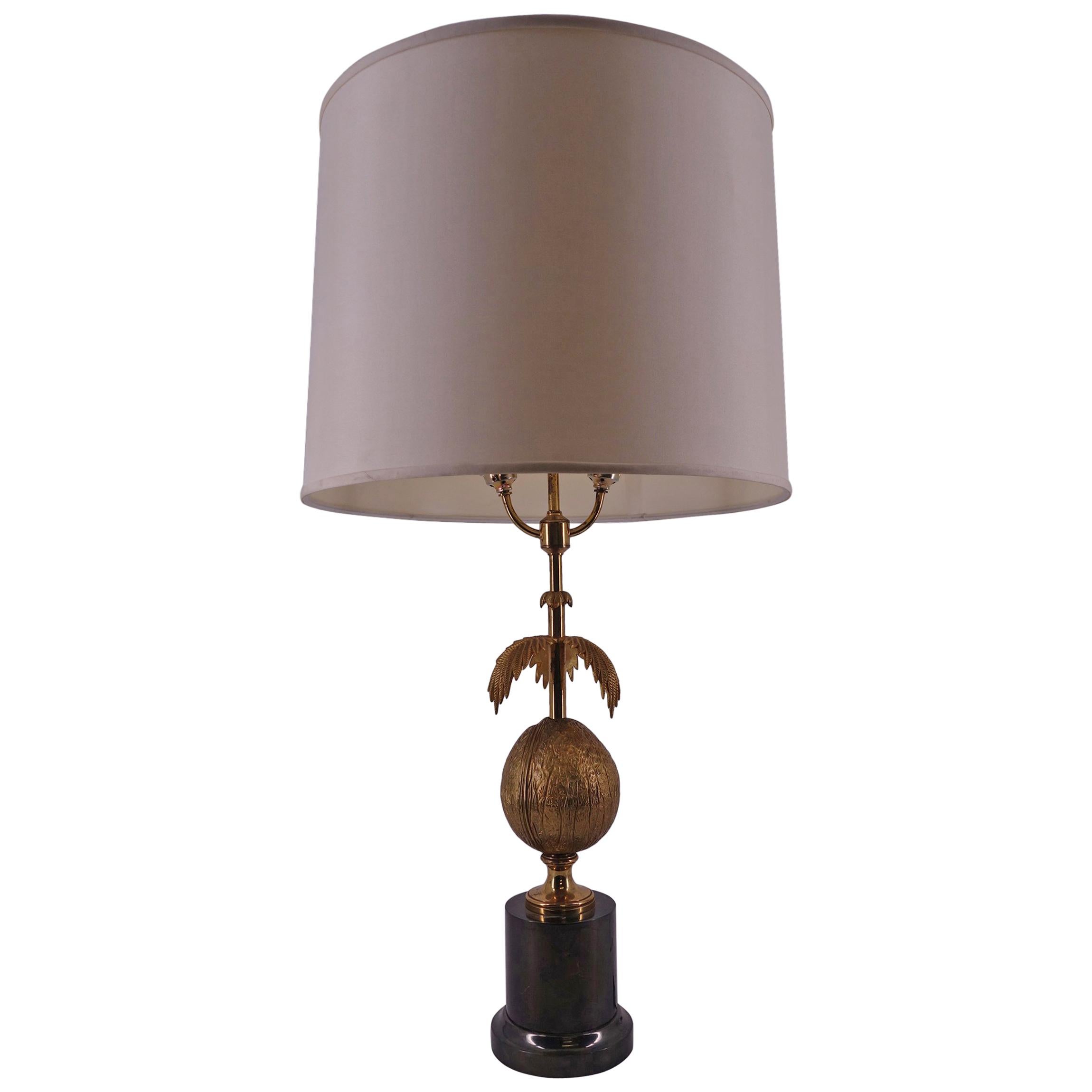 Lampe de table noix de coco
