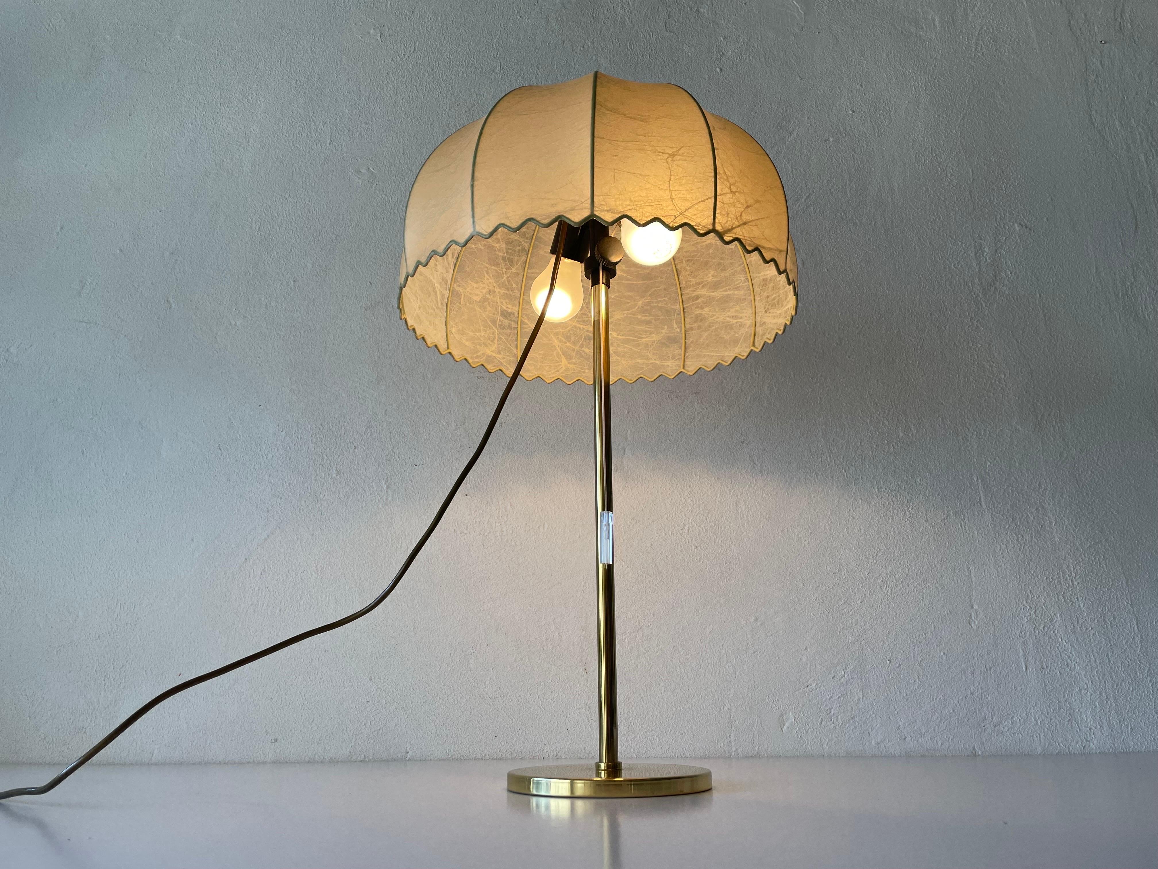 Cocoon Adjustable Height Table Lamp by Goldkant, 1970s, Germany 4