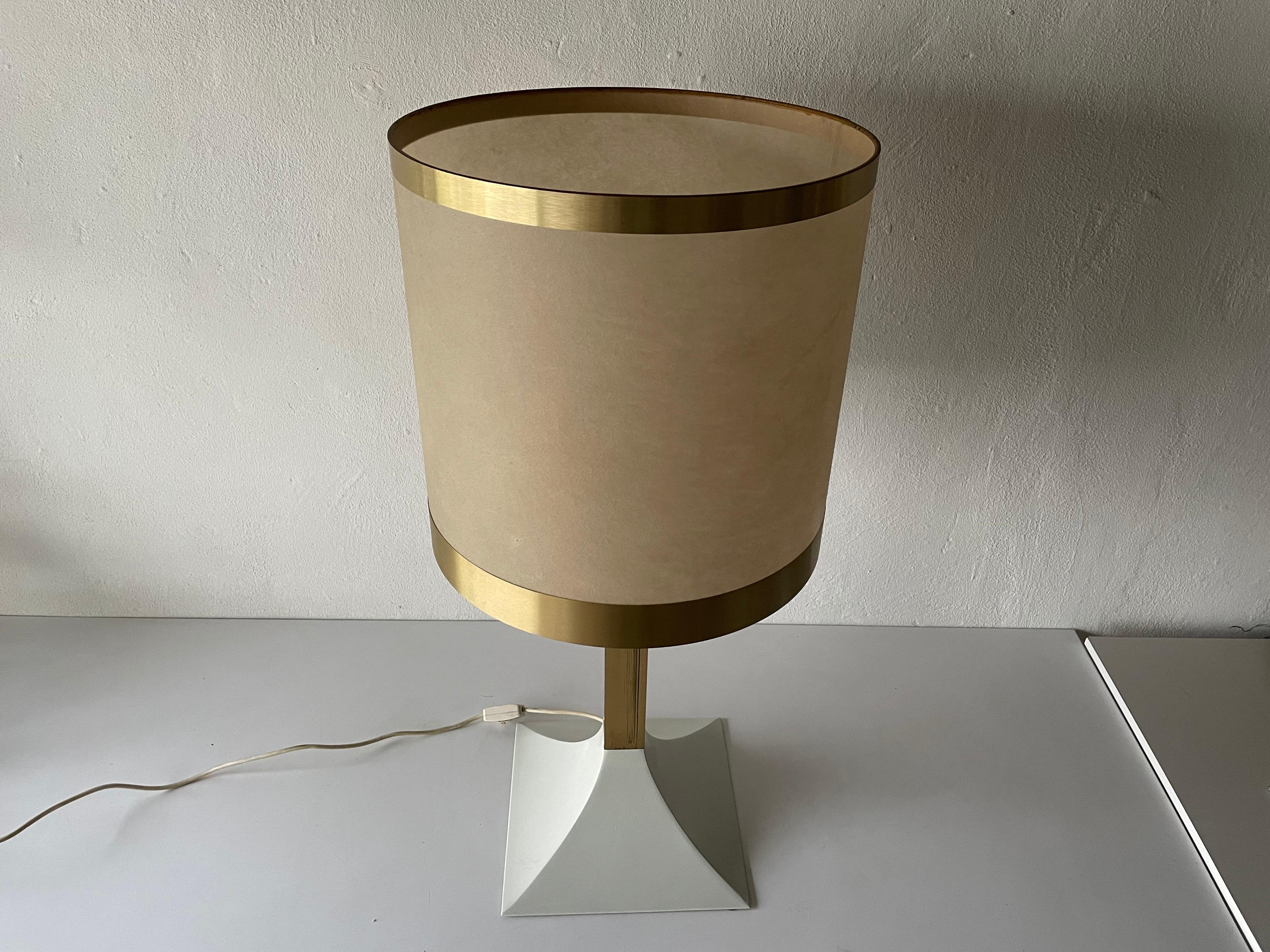 Cocoon and gold metal large table lamp, 1970s, Italy

Minimal and natural design with cocoon material
Very high quality.
Fully functional.


Original cable and plug. This lamp is suitable for EU plug socket. Switch on-off on the