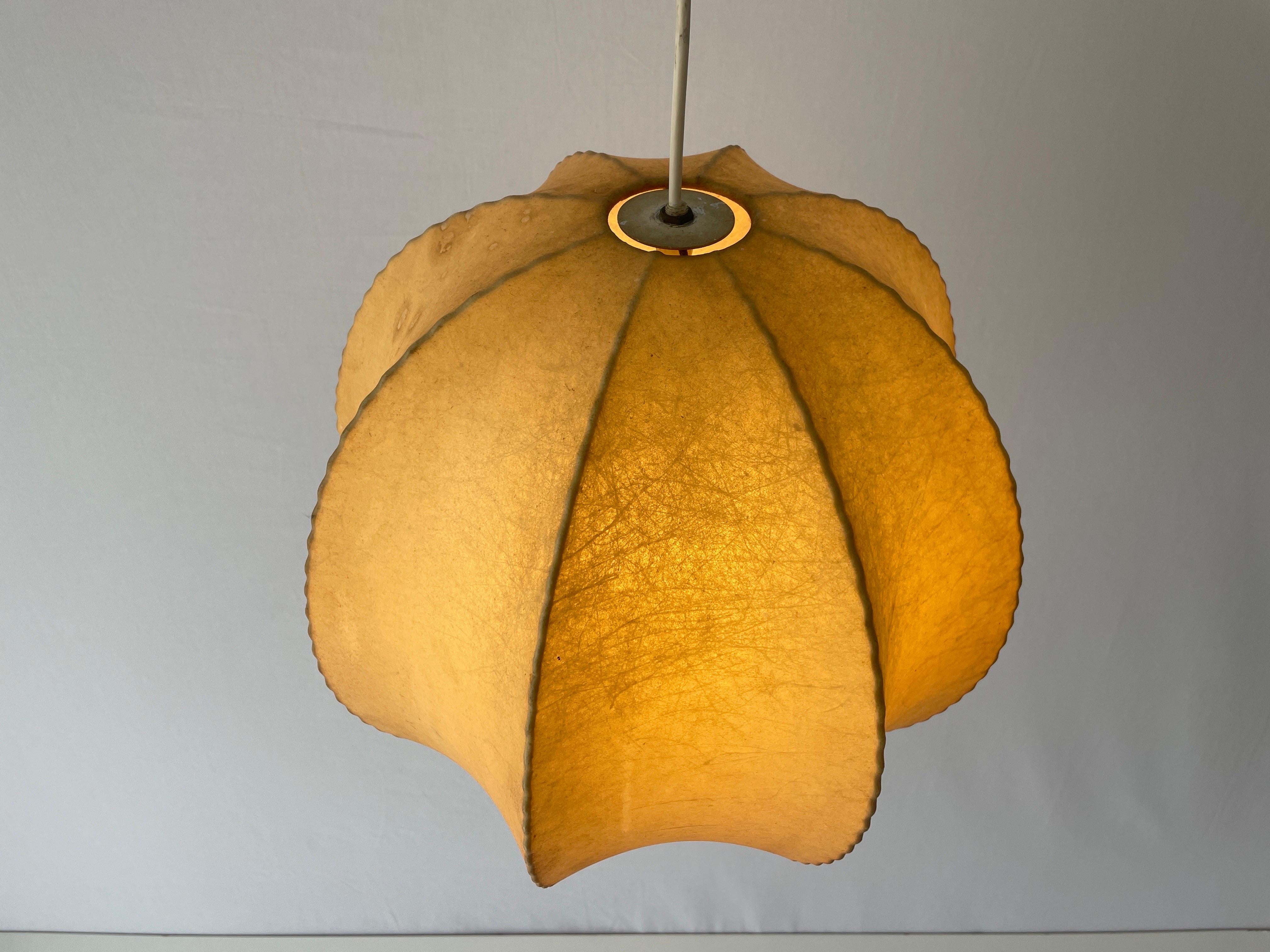 Cocoon Ball Design Pendant Lamp, 1960s, Italy For Sale 6