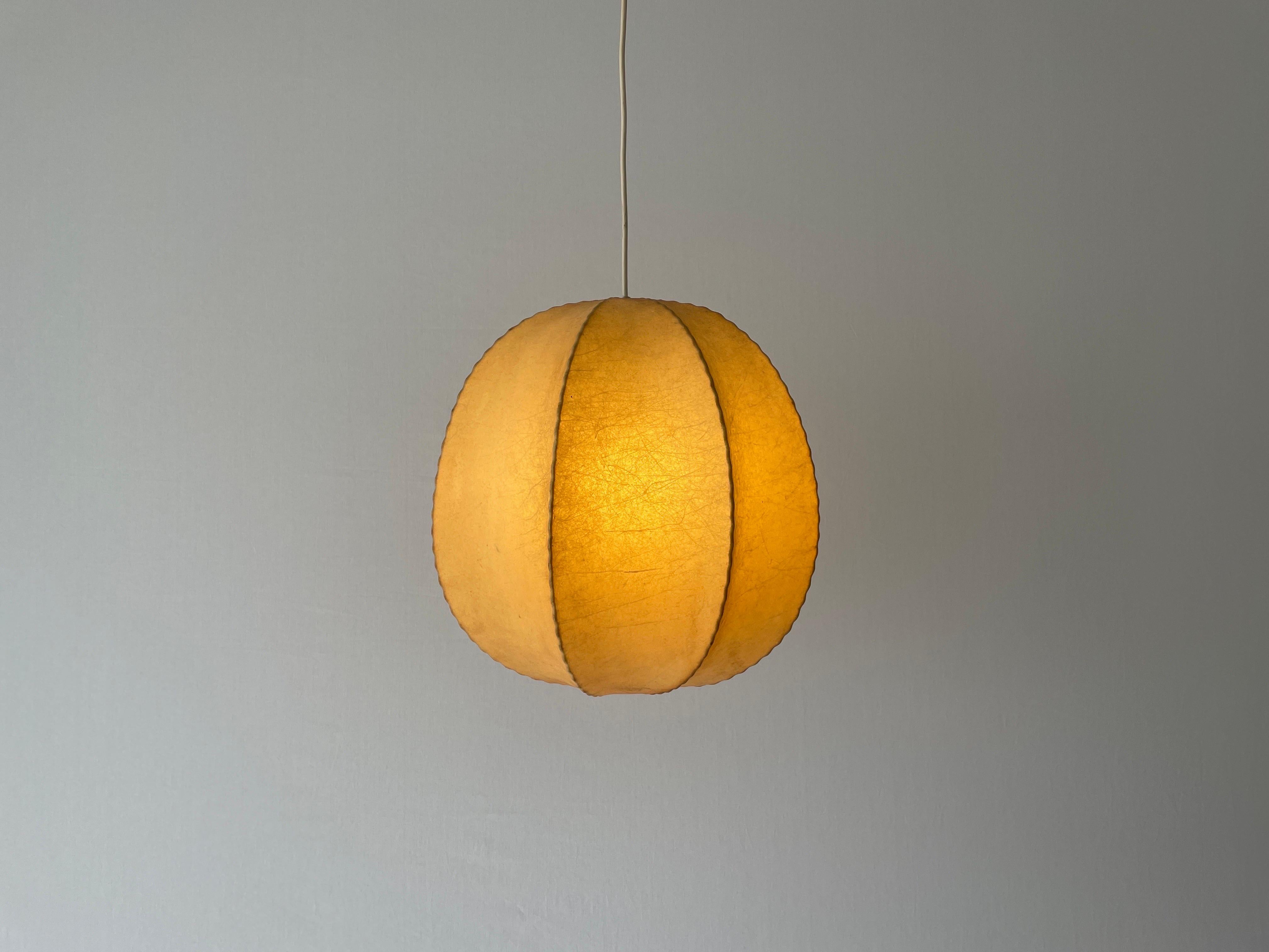 Cocoon Ball Design Pendant Lamp, 1960s, Italy For Sale 9