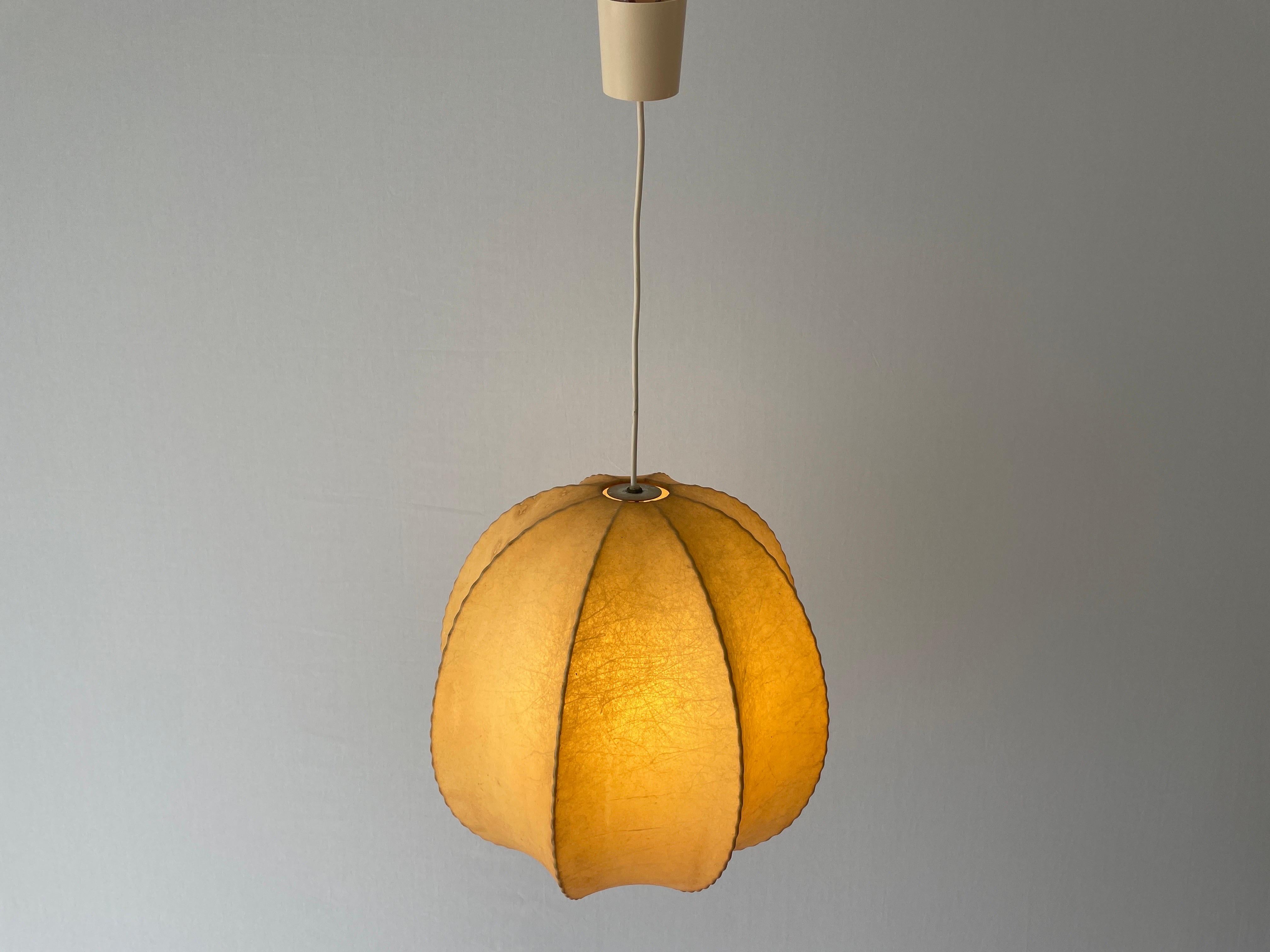 Cocoon Ball Design Pendant Lamp, 1960s, Italy For Sale 11