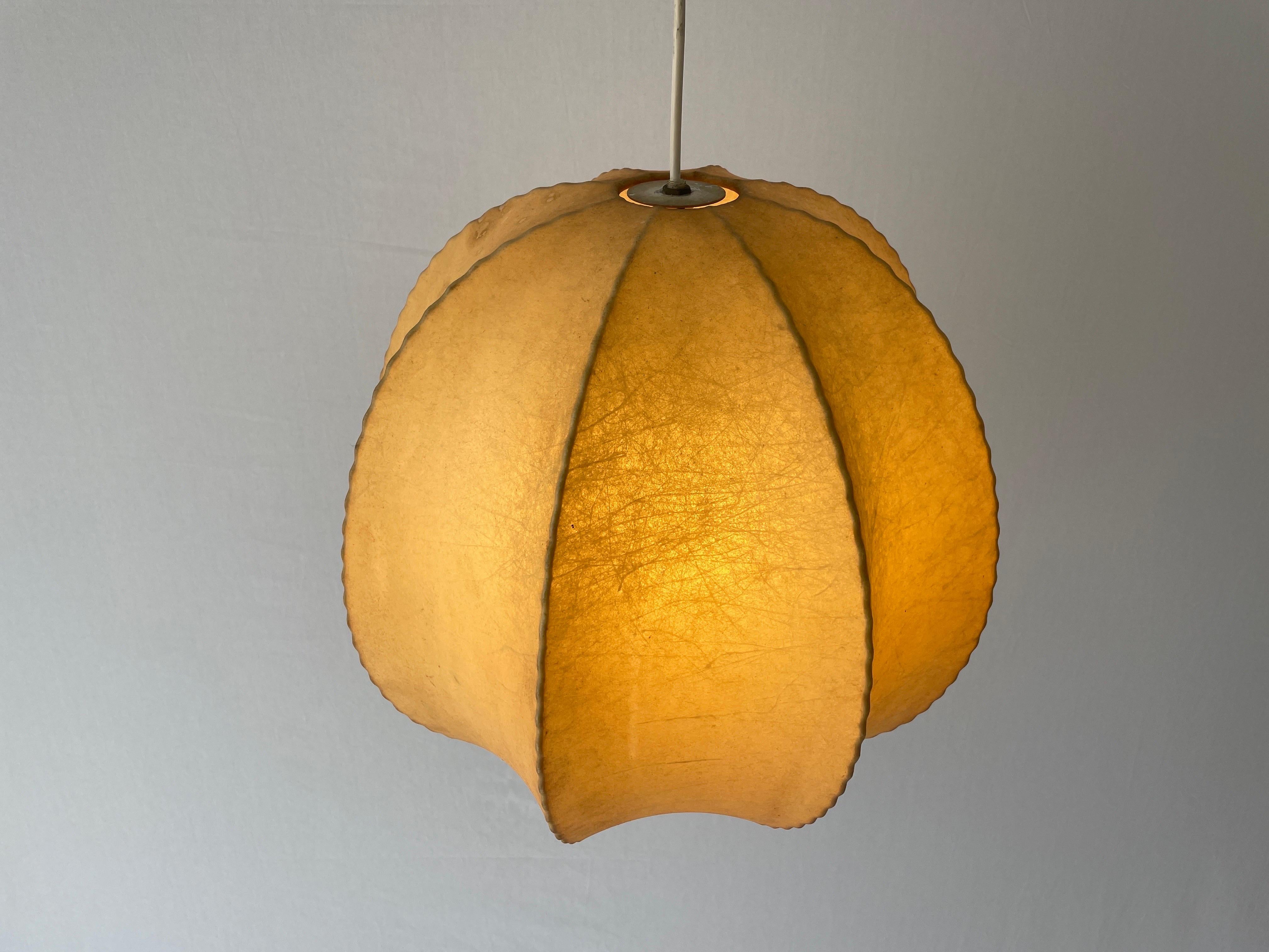 Cocoon Ball Design Pendant Lamp, 1960s, Italy For Sale 2