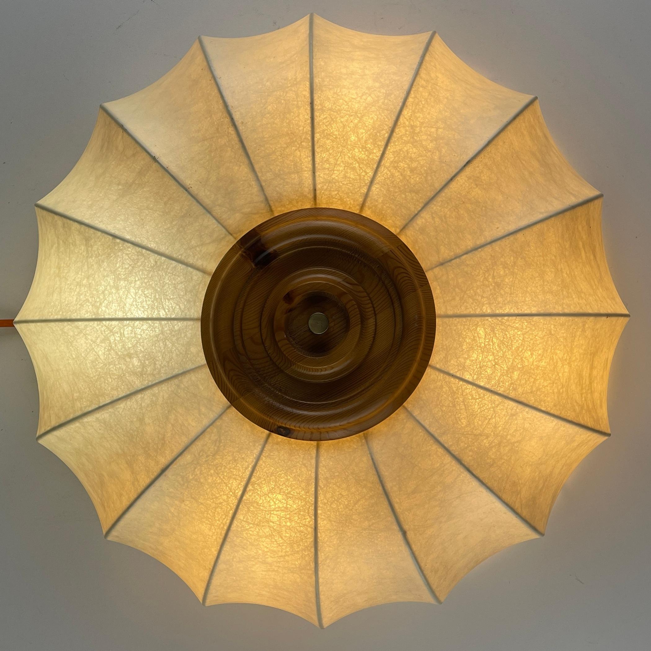 Cocoon Ceiling Lamp by Friedel Wauer for Goldkant Leuchten, Germany 1960s  In Good Condition In Miklavž Pri Taboru, SI