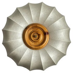 Cocoon Ceiling Lamp by Friedel Wauer for Goldkant Leuchten, Germany 1960s