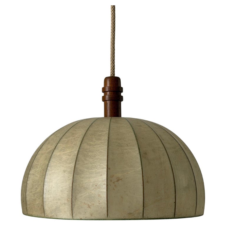 Cocoon Ceiling Lamp with Rope by Linus Bopp, Limbach, 1960s, Germany