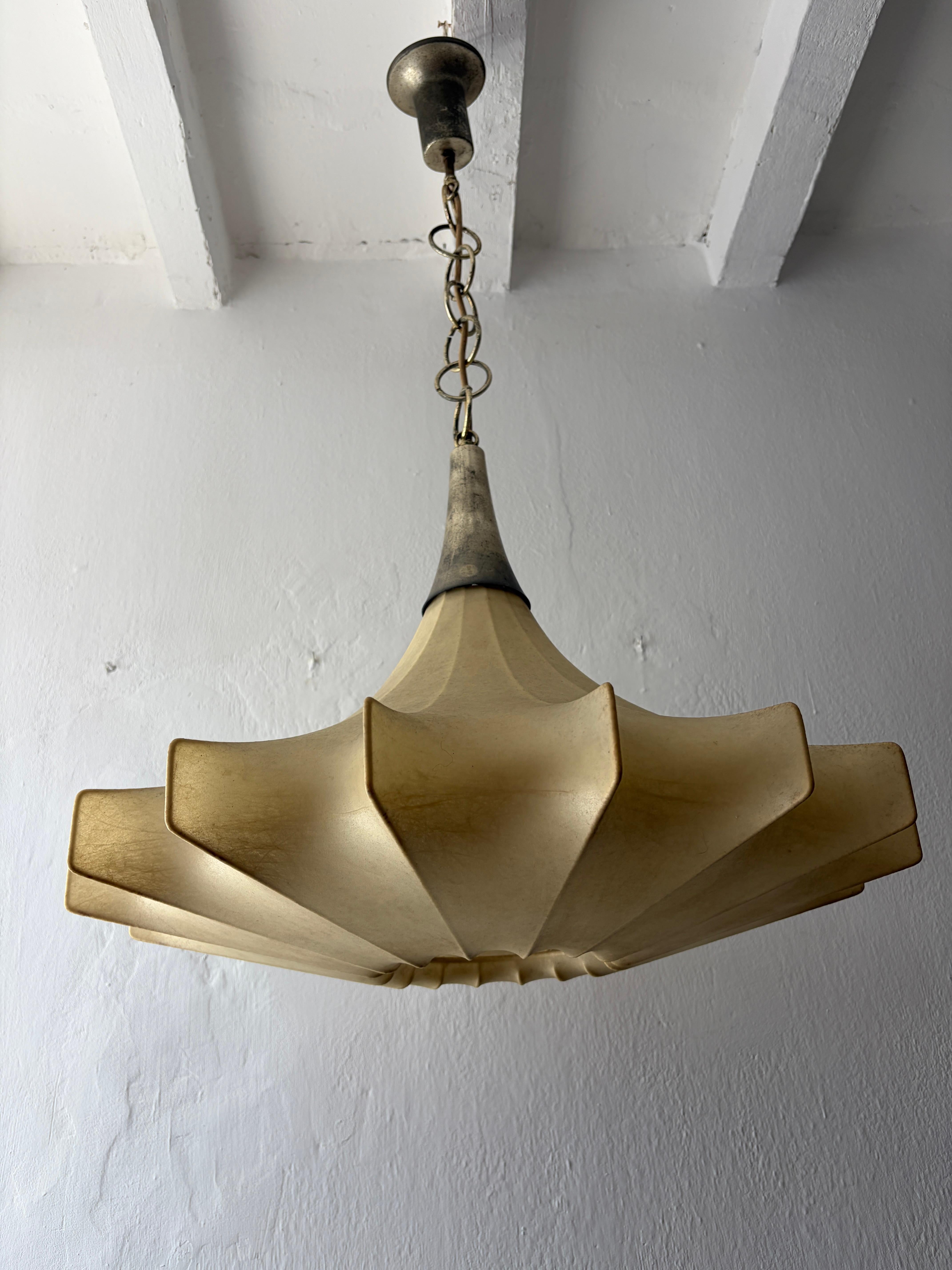 Lampadario a sospensione da soffitto Cocoon Flos Star Achille and Pier Giacomo Castiglioni in vendita 1