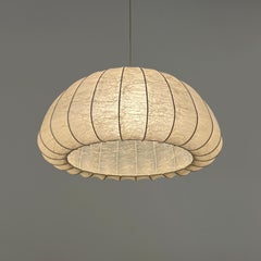 Cocoon chandelier designed by Friedel Wauer for Goldkant Leuchten, Germany 1970s