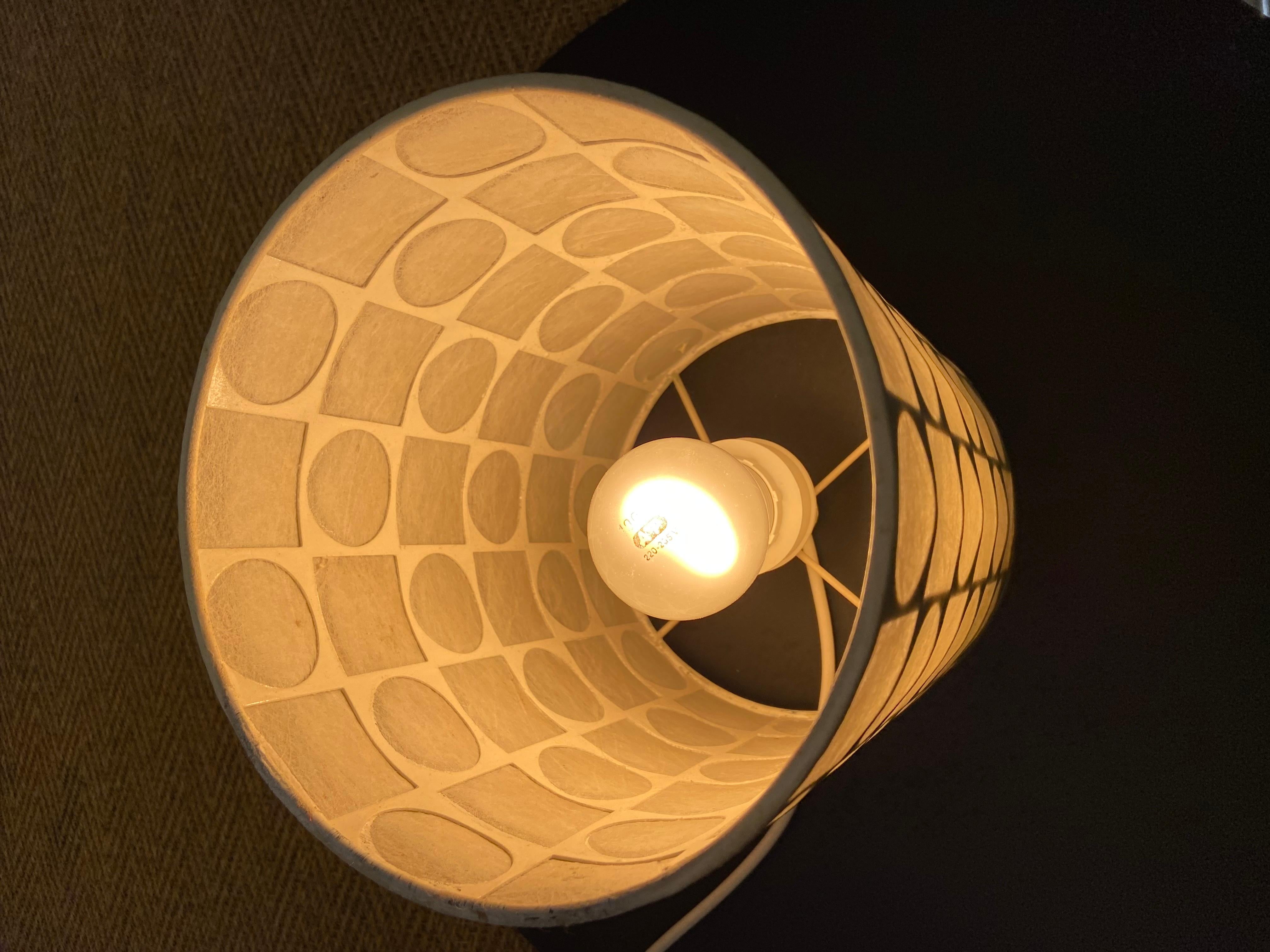 Lampada a sospensione a cilindro Cocoon di Goldkant, Germania, anni '60 in vendita 1