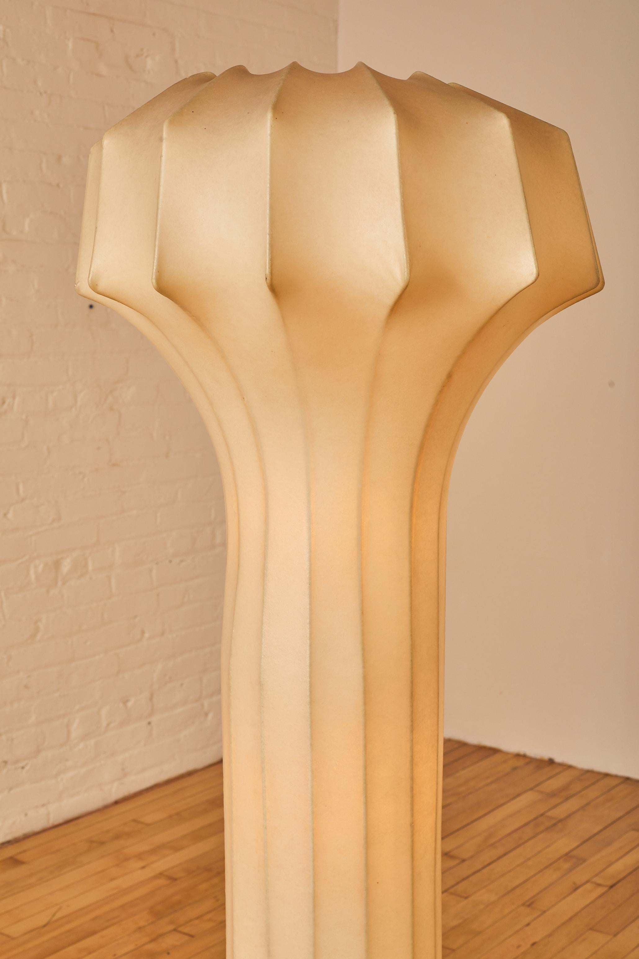 Metal Italian Cocoon Floor Lamp