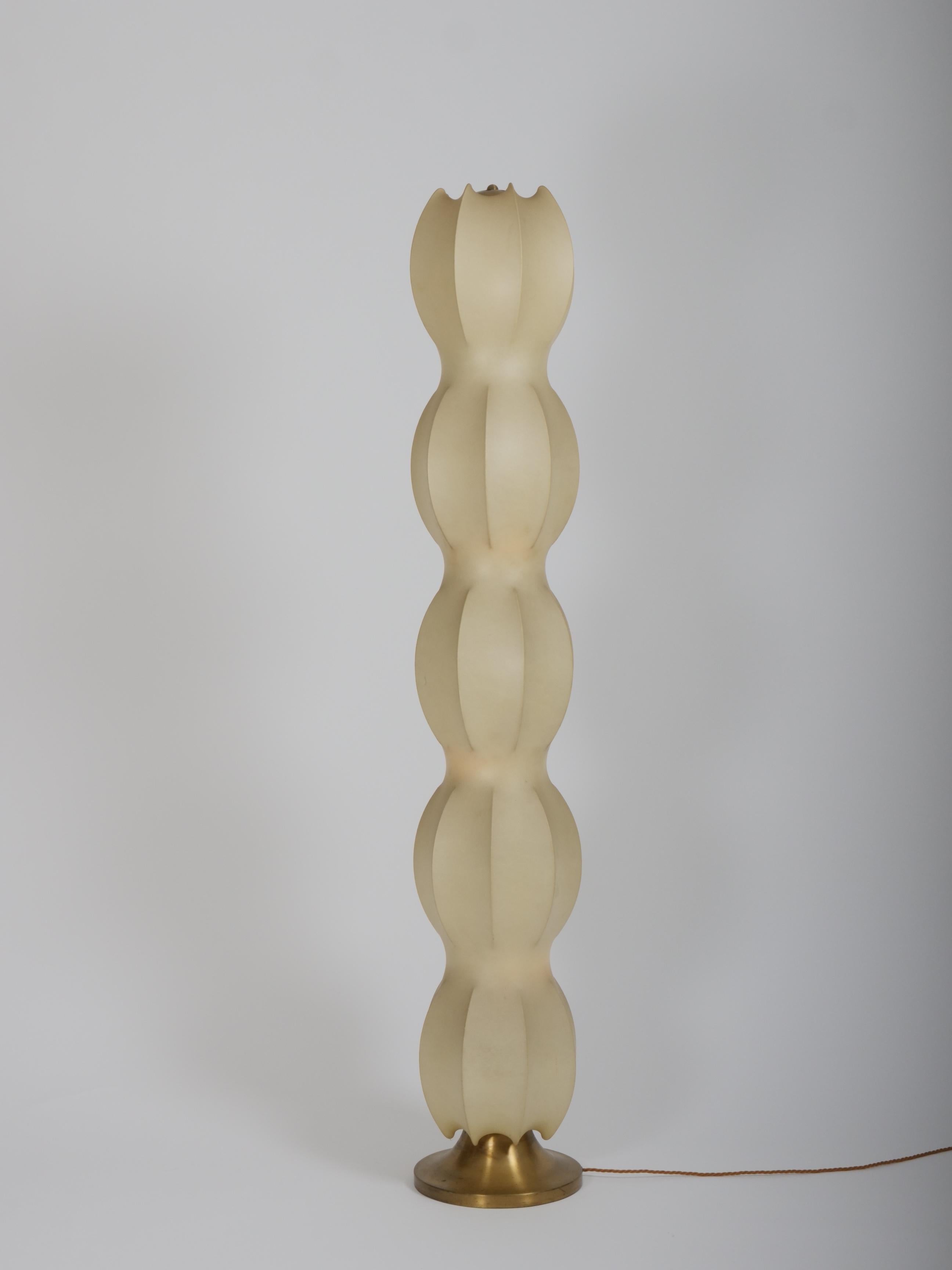 Spun Cocoon floor lamp For Sale