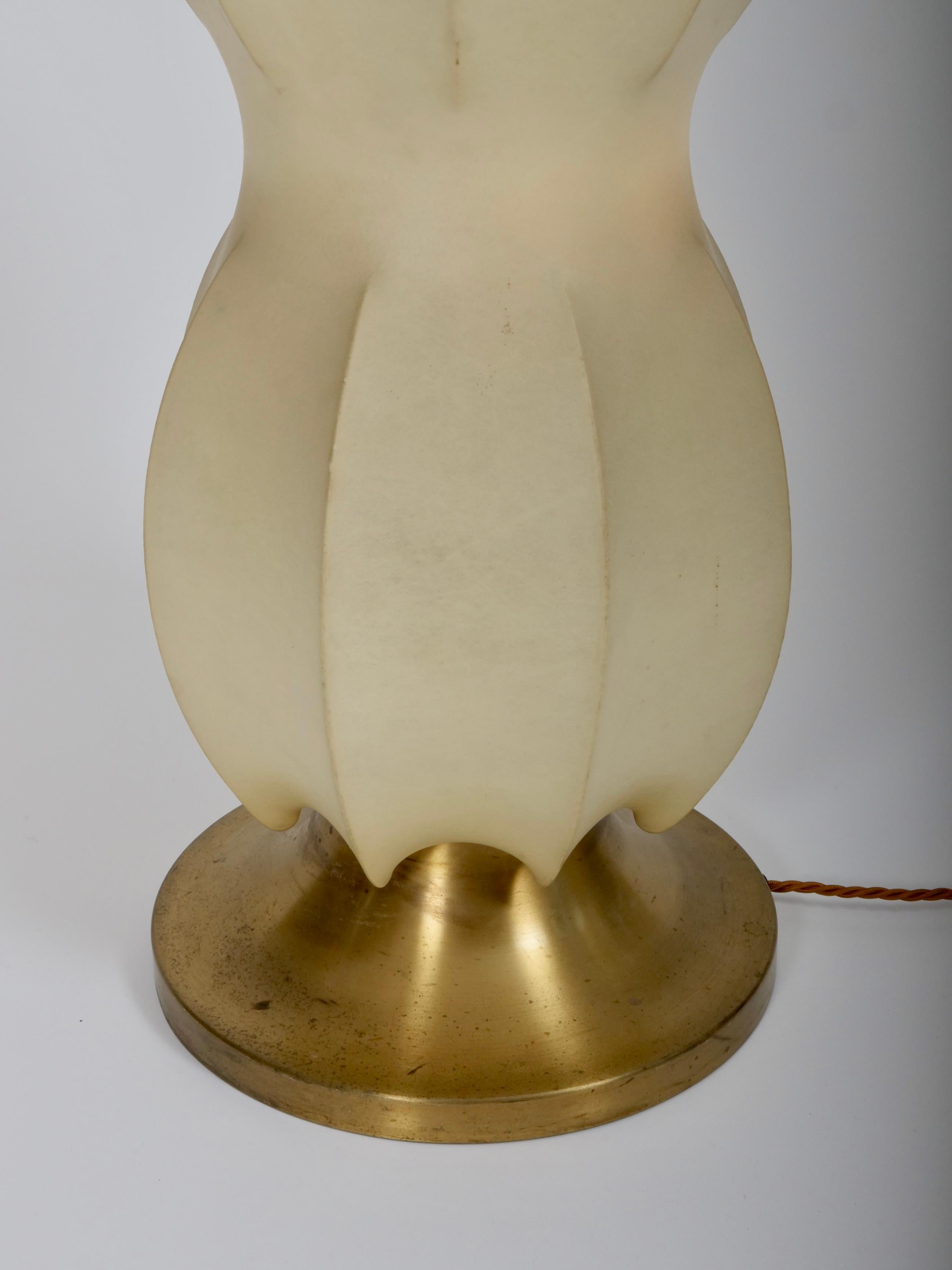 Metal Cocoon floor lamp For Sale