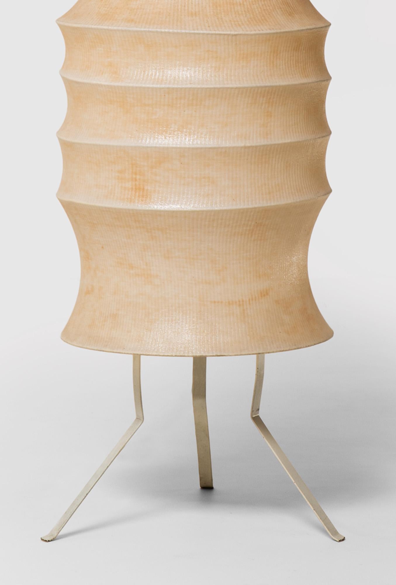 Other Cocoon Floor Lamp, Italy, 1970s, in the Style of Bruno Munari