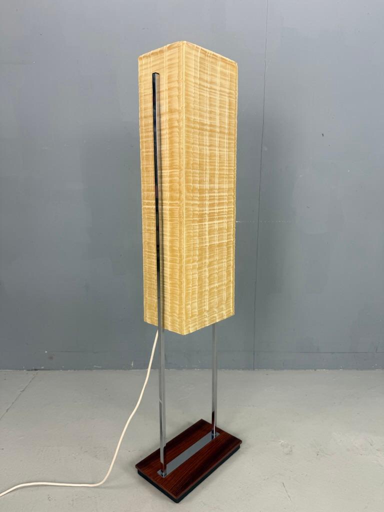 Cromo Lampada da terra Cocoon Mid-Century Hustadt Leuchten, Germania 1960 in vendita