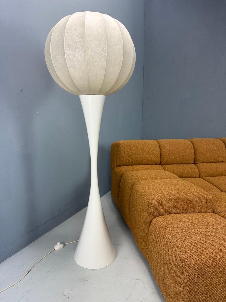 Lampadaire Cocoon très rare, style Achille Castiglioni, Allemagne, années 1960 en vente 7
