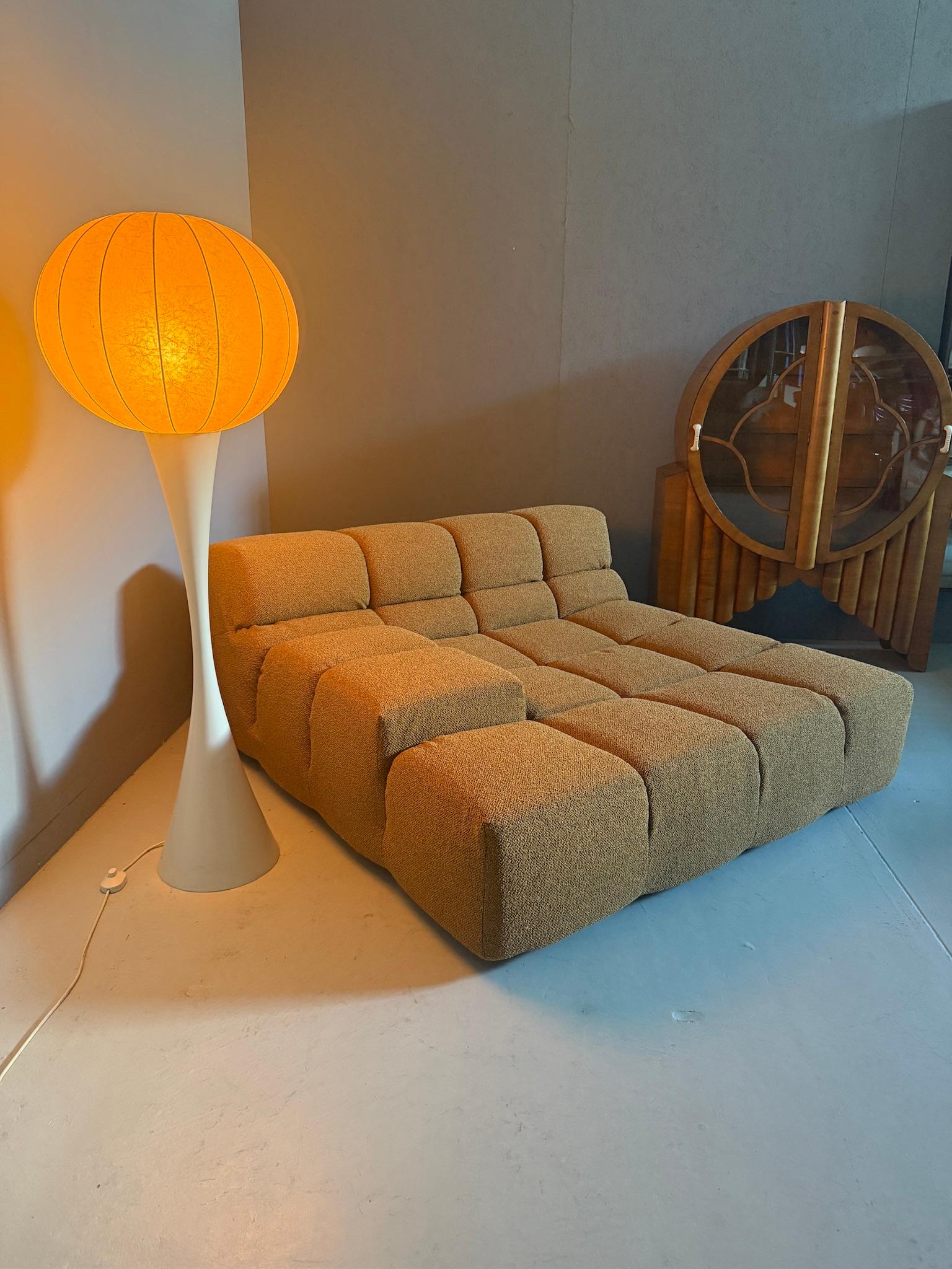 Lampadaire Cocoon très rare, style Achille Castiglioni, Allemagne, années 1960 Bon état - En vente à The Hague, NL