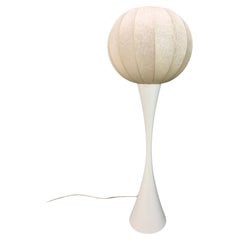 Cocoon floor lamp very rare -Achille Castiglioni style- 1960's Germany
