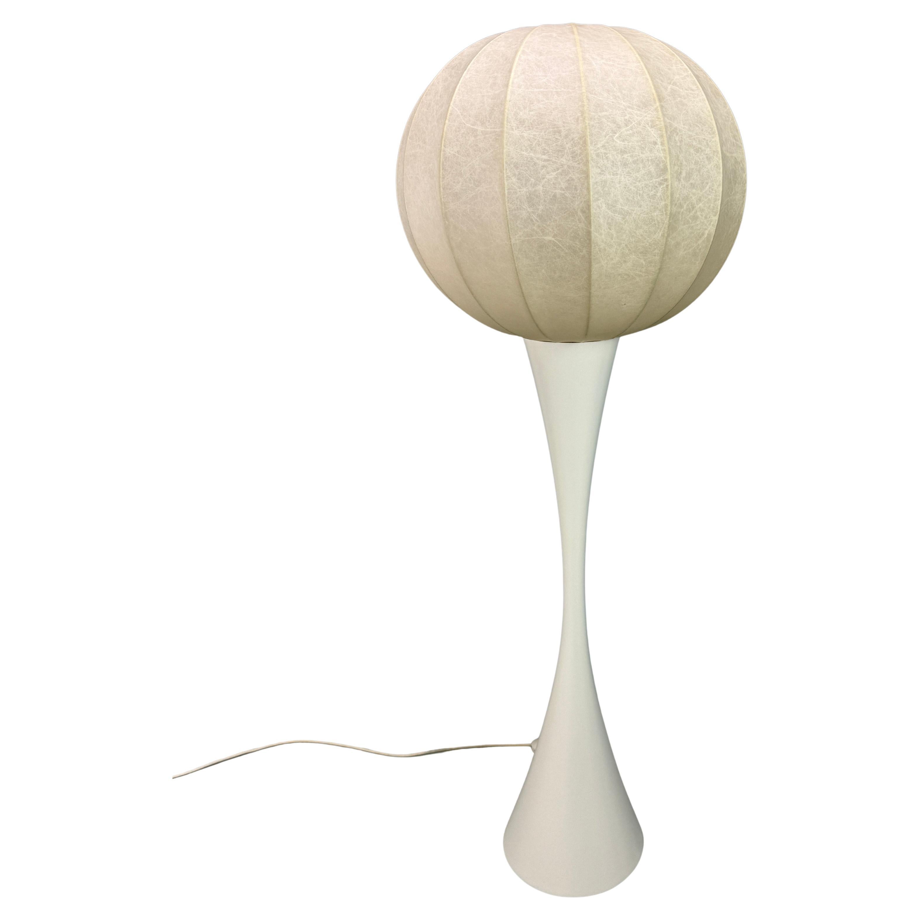 Lampada da terra Cocoon molto rara - stile Achille Castiglioni - anni '60 Germania
