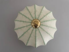 Cocoon Flush Mount Ceiling Lamp by Goldkant, 1960s, Germany