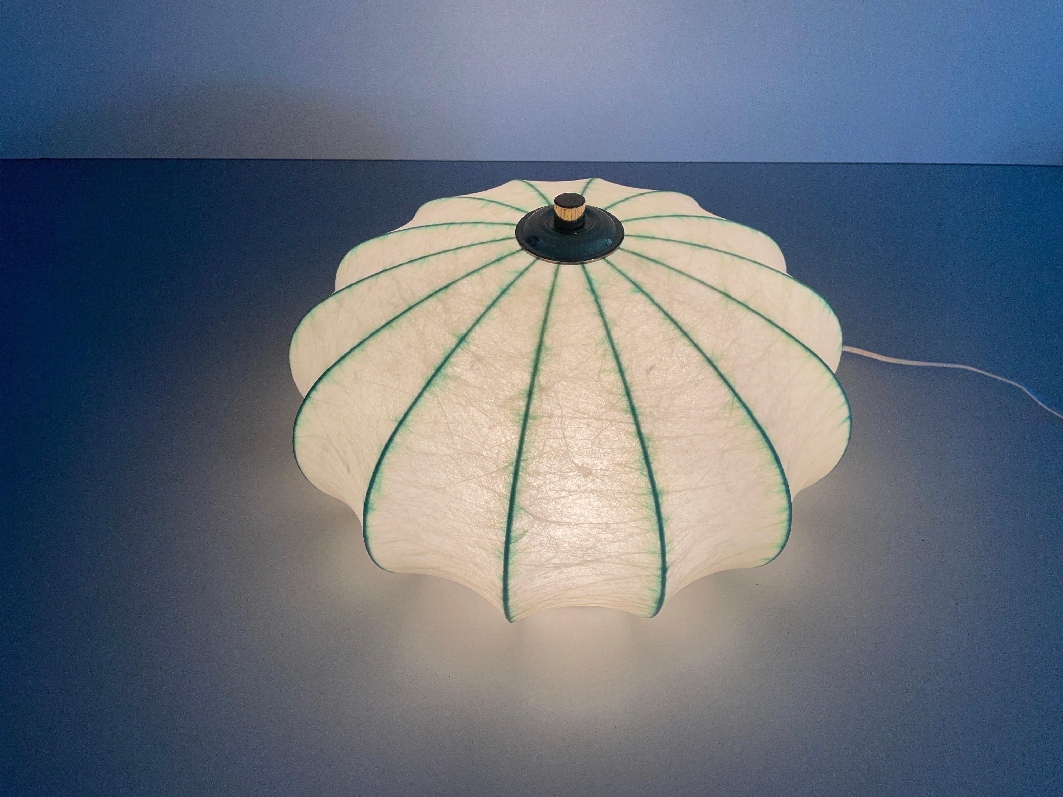 Cocoon Flush Mount Ceiling Lamp by Goldkant, 1960s, Germany For Sale 2