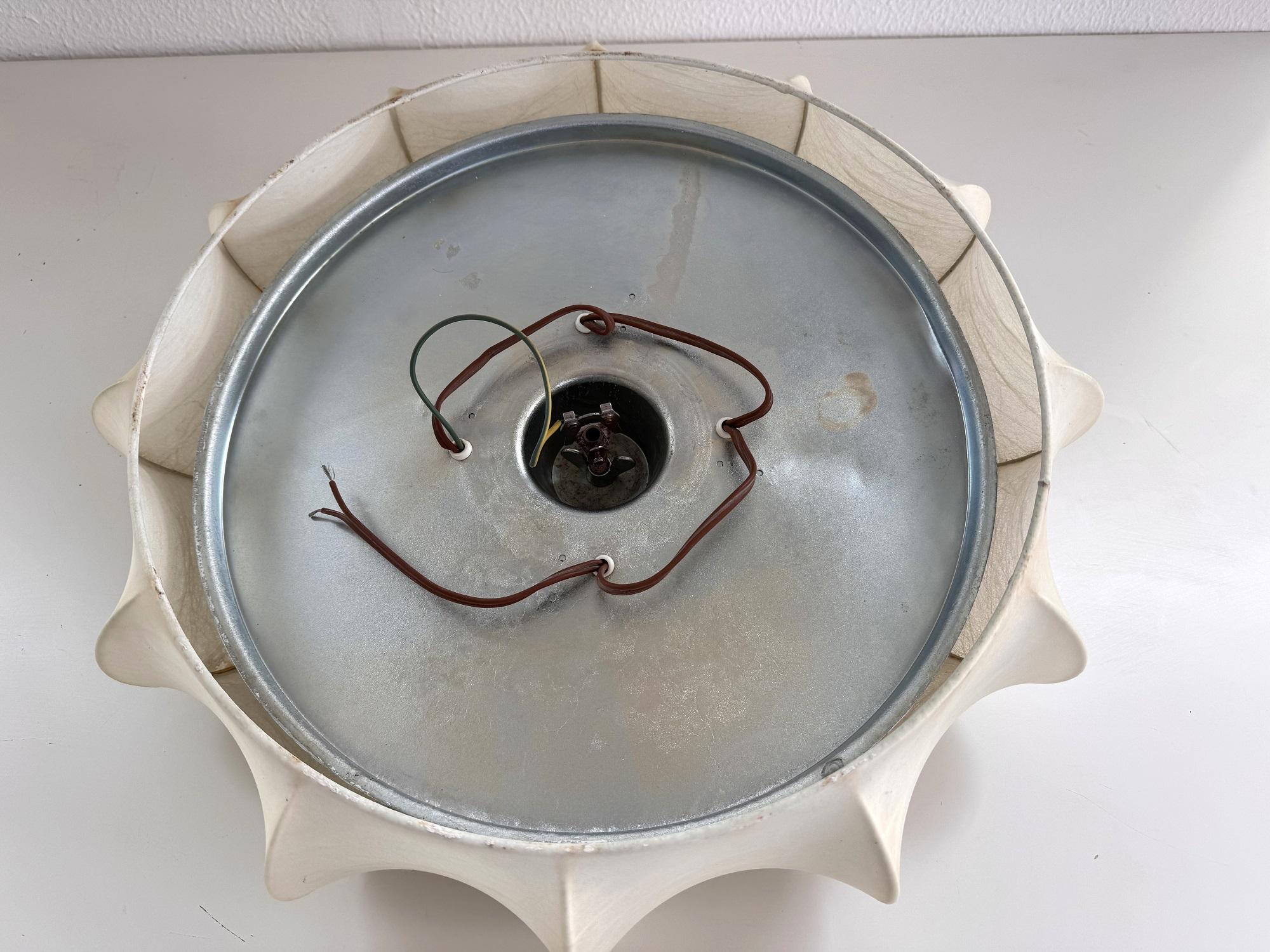 Cocoon Flush Mount Ceiling Light, Friedel Wauer pour Goldkant Leuchten, années 1960 en vente 4