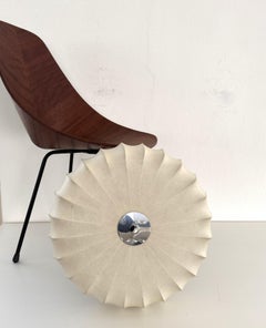 Cocoon Flush Mount Ceiling Light, Friedel Wauer for Goldkant Leuchten, 1960s