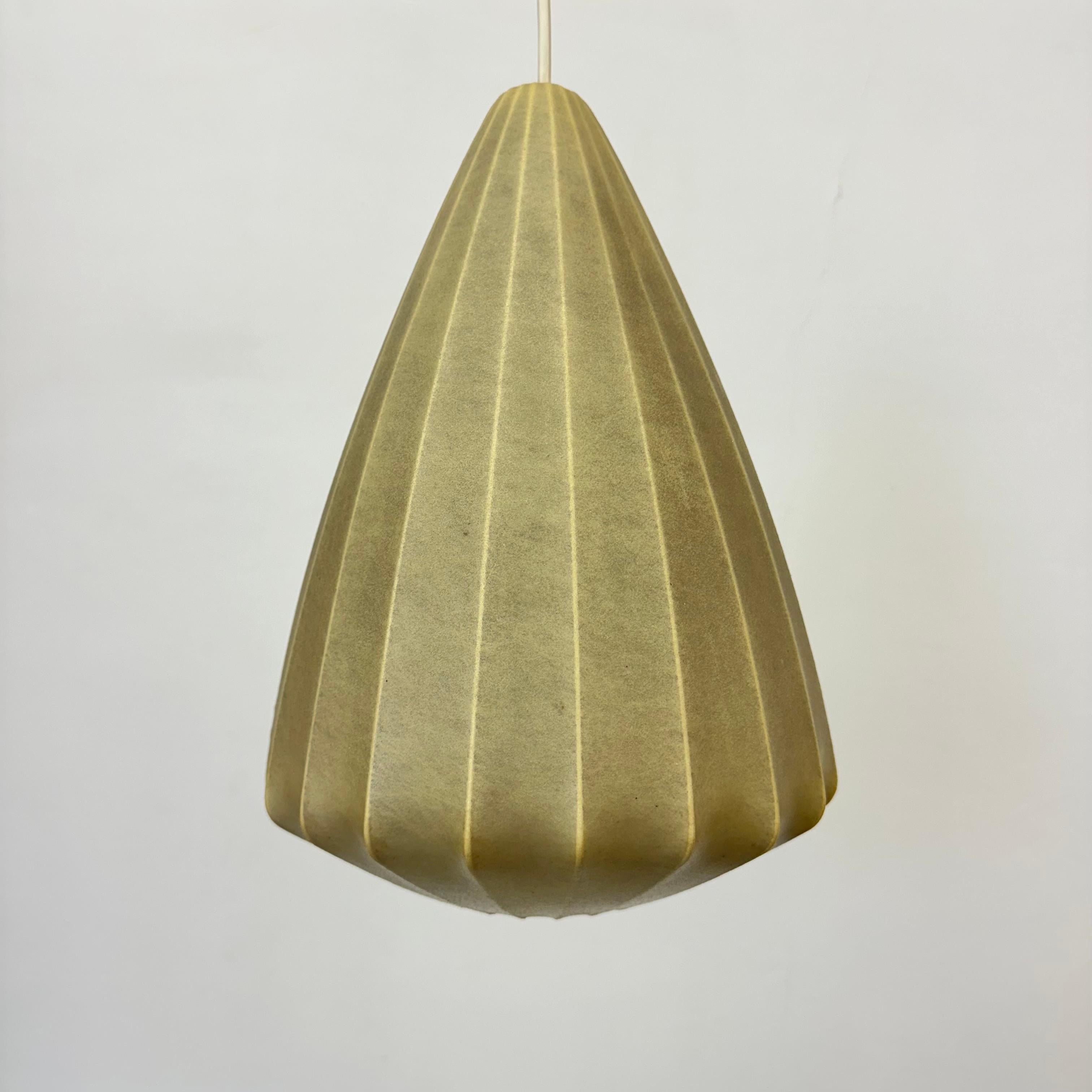 Cocoon hanging lamp , 1970’s 3