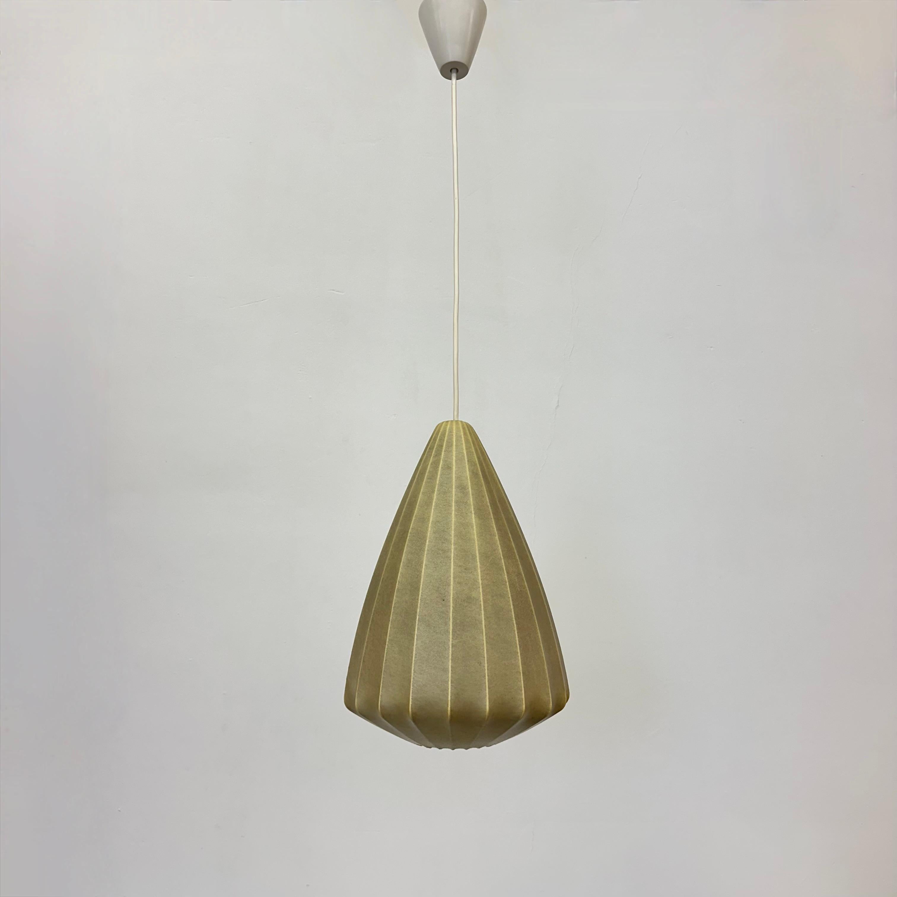 Cocoon hanging lamp , 1970’s 5