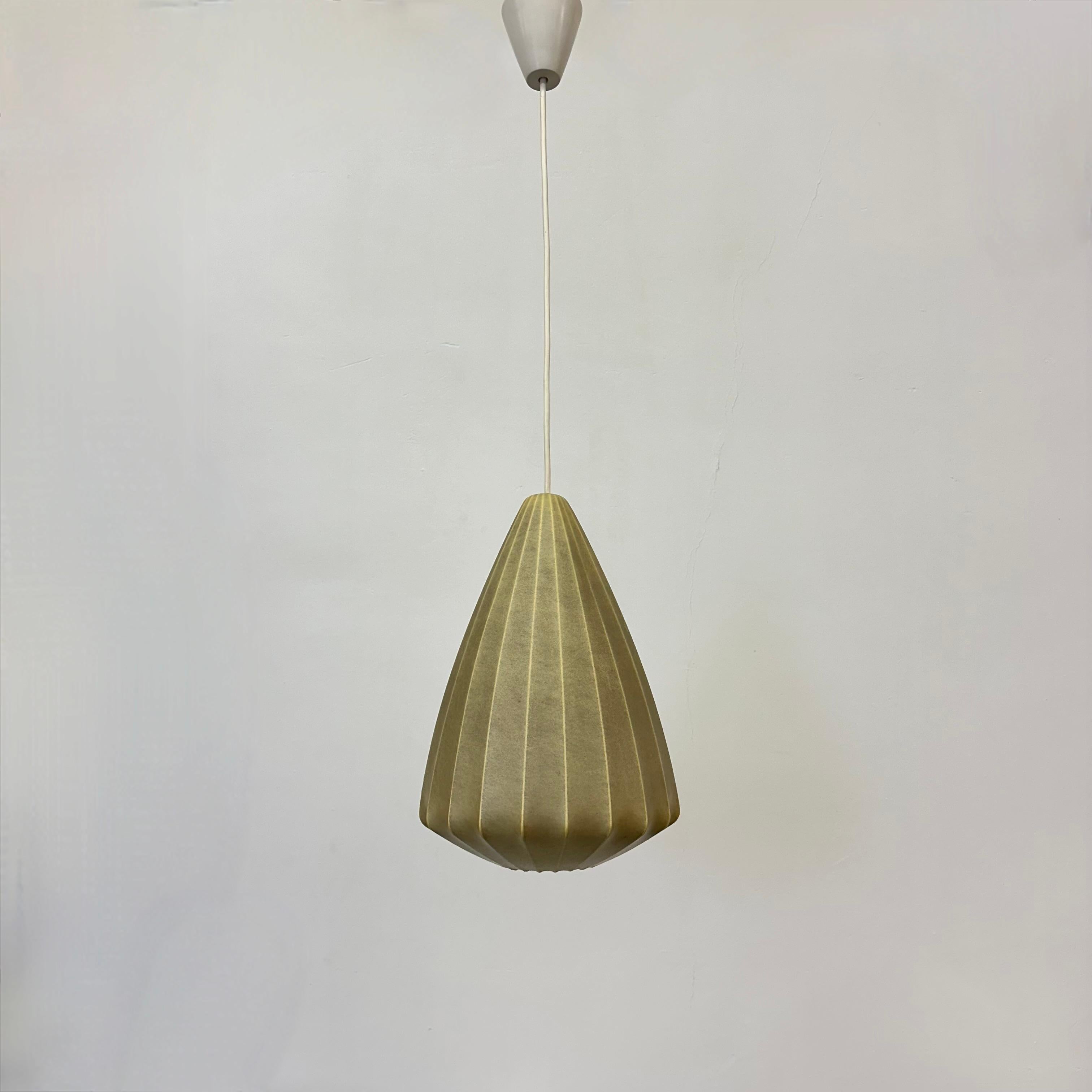 Cocoon hanging lamp , 1970’s 6