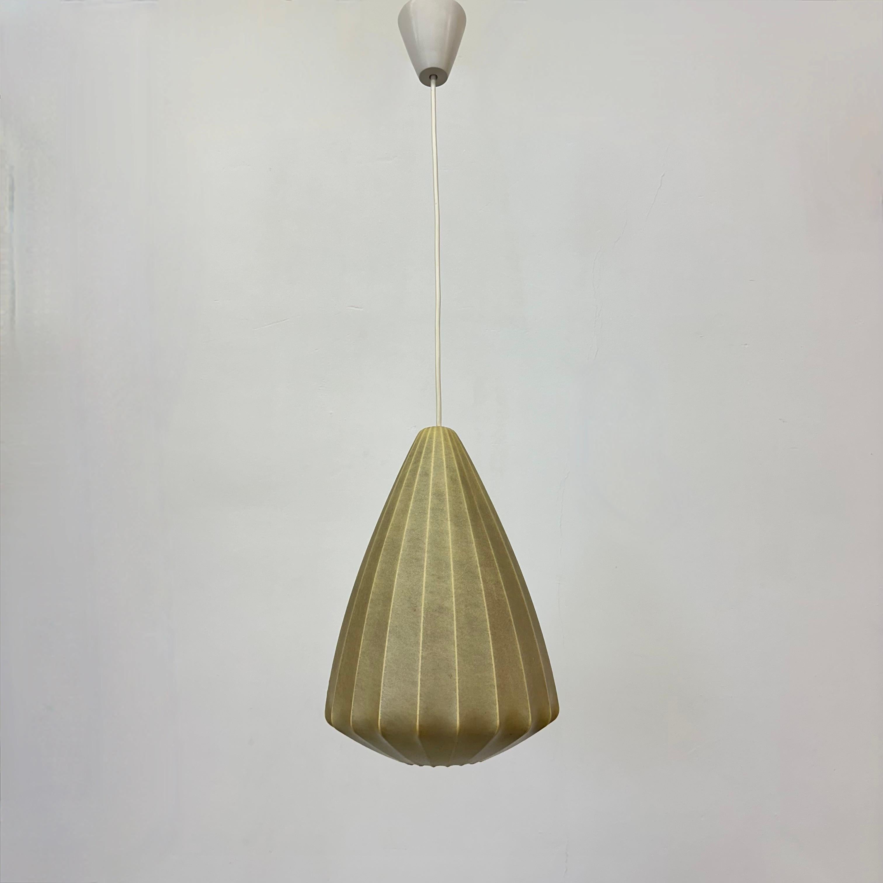 Cocoon hanging lamp , 1970’s 7