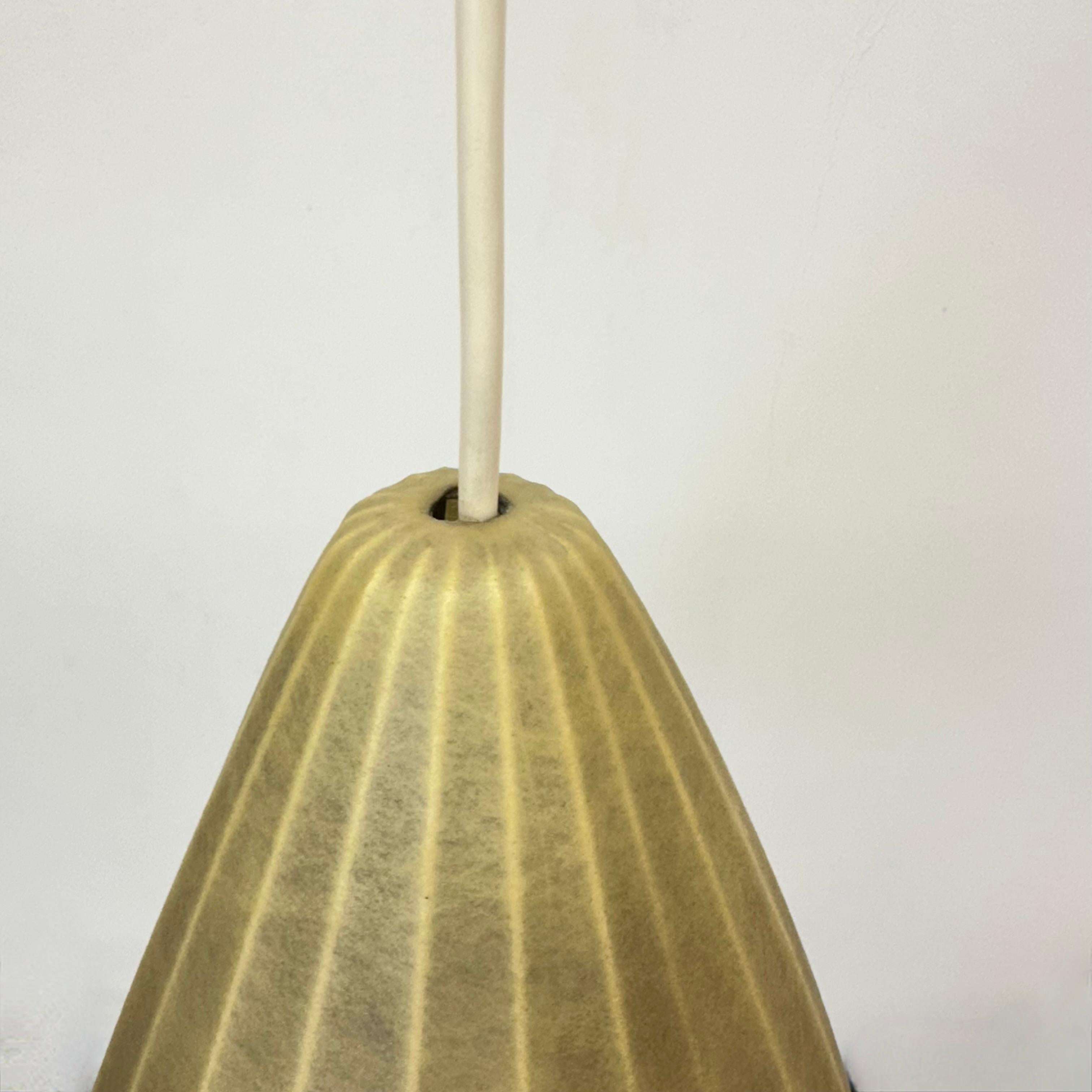 Cocoon hanging lamp , 1970’s 8
