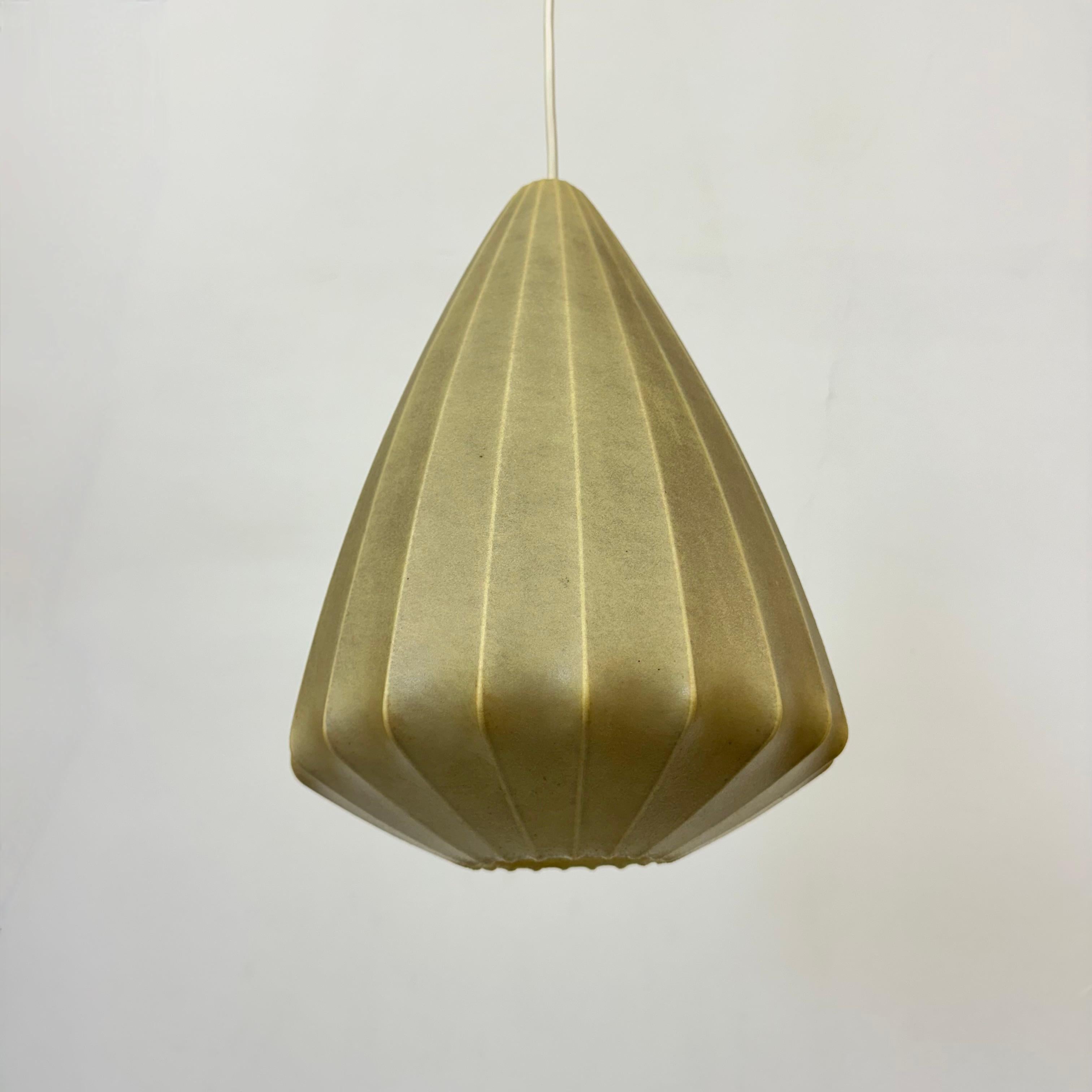 Plastic Cocoon hanging lamp , 1970’s