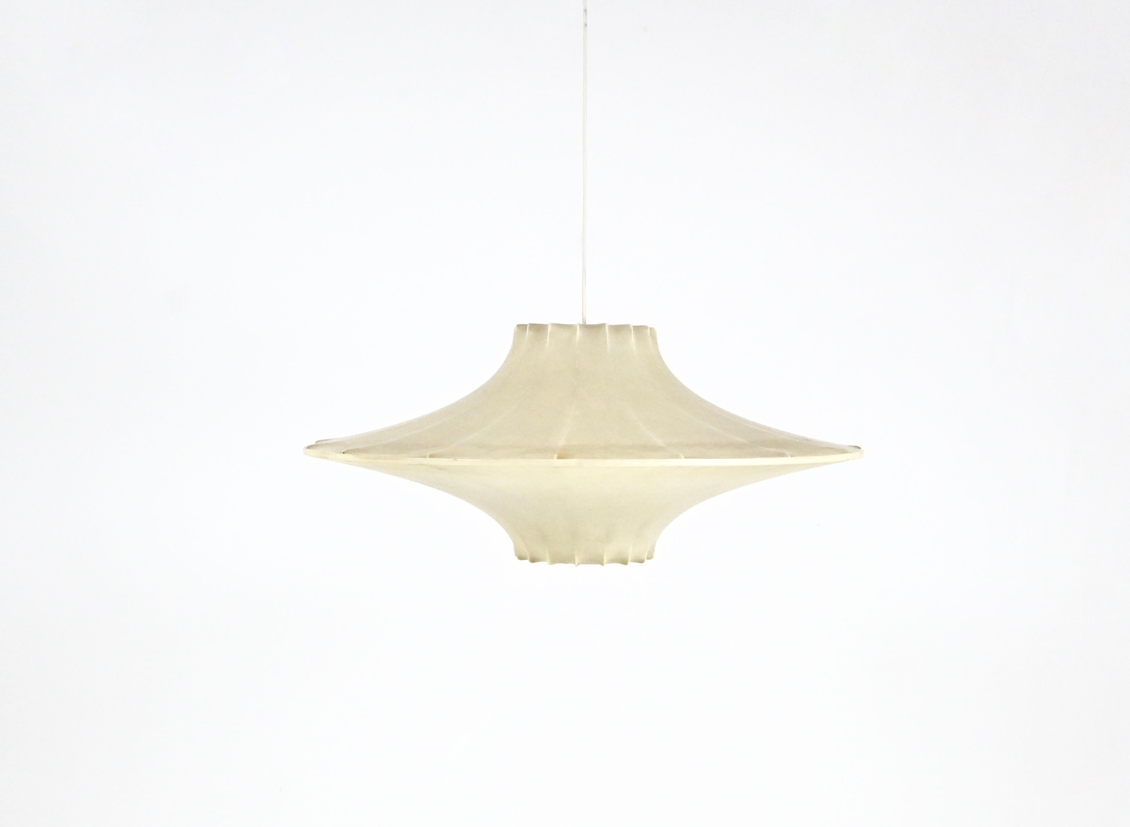 Italian Cocoon hanging lamp by Achille & Pier Giacomo Castiglioni for flos, 1960s For Sale