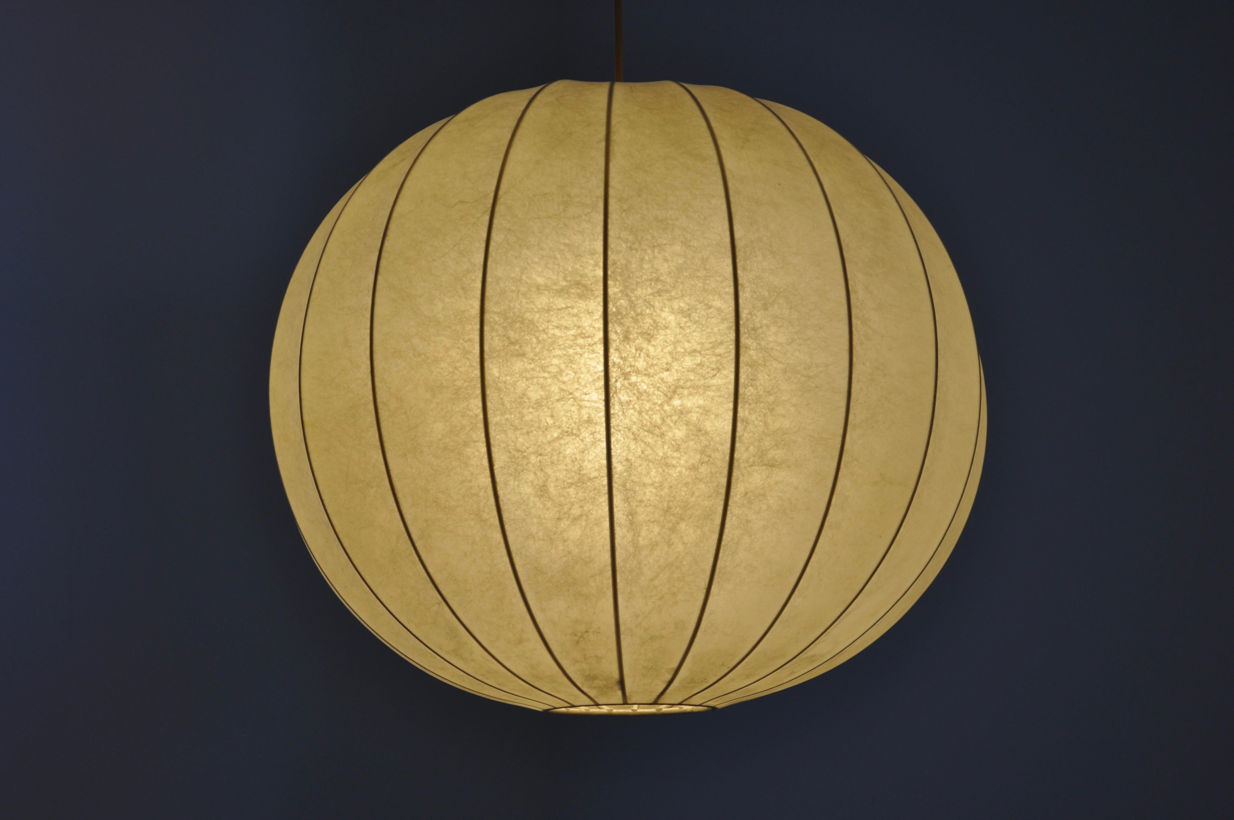 Mid-Century Modern Cocoon Hanging Lamp by Achille & Pier Giacomo Castiglioni for Flos, 1960s