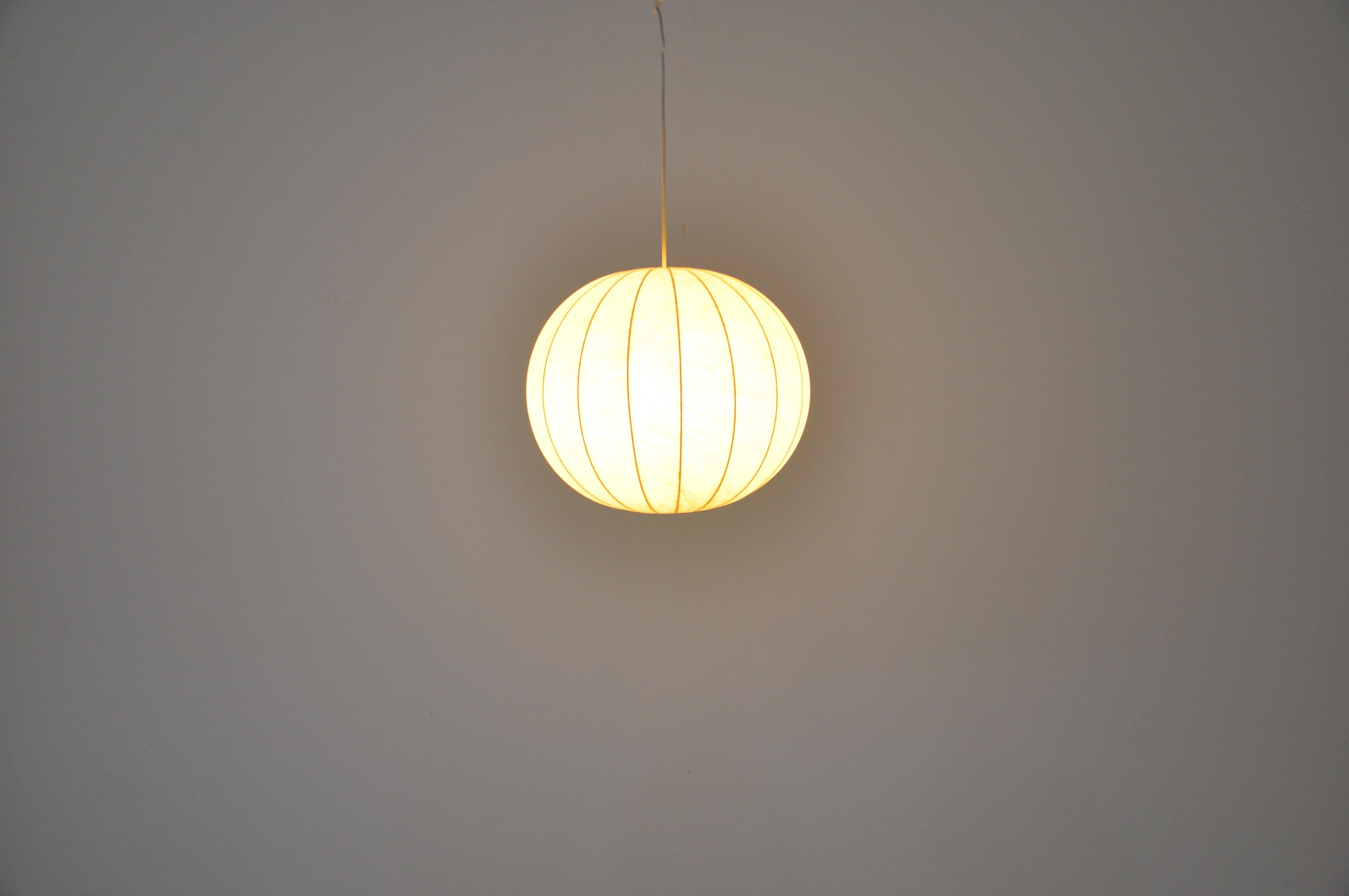 Metallo Lampada a sospensione Cocoon di Achille and Pier Giacomo Castiglioni per Flos, anni '60