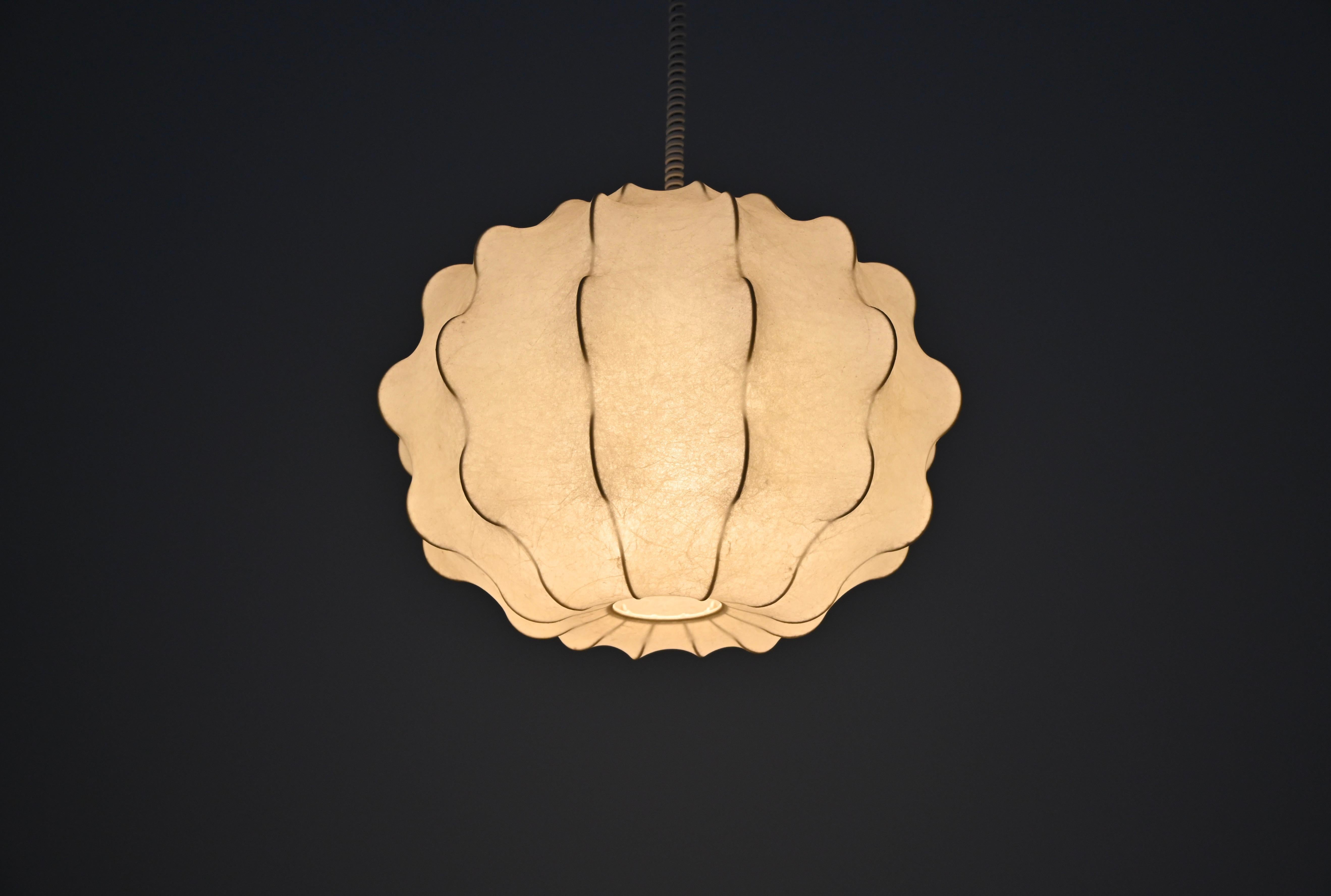 Métal Lampe suspendue Cocoon d'Achille & Pier Giacomo Castiglioni pour Flos, années 1960 en vente