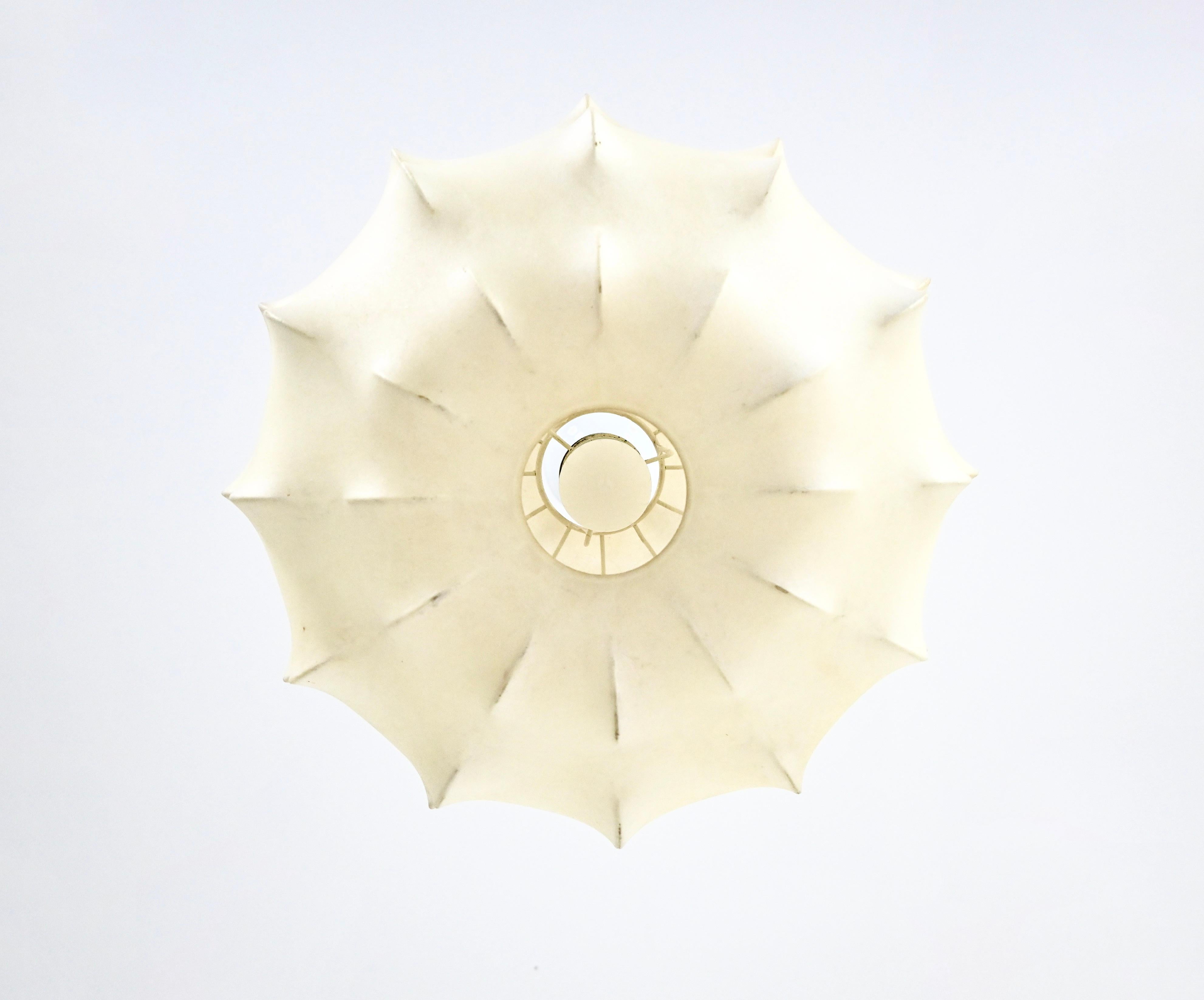 Lampe suspendue Cocoon d'Achille & Pier Giacomo Castiglioni pour Flos, années 1960 en vente 1